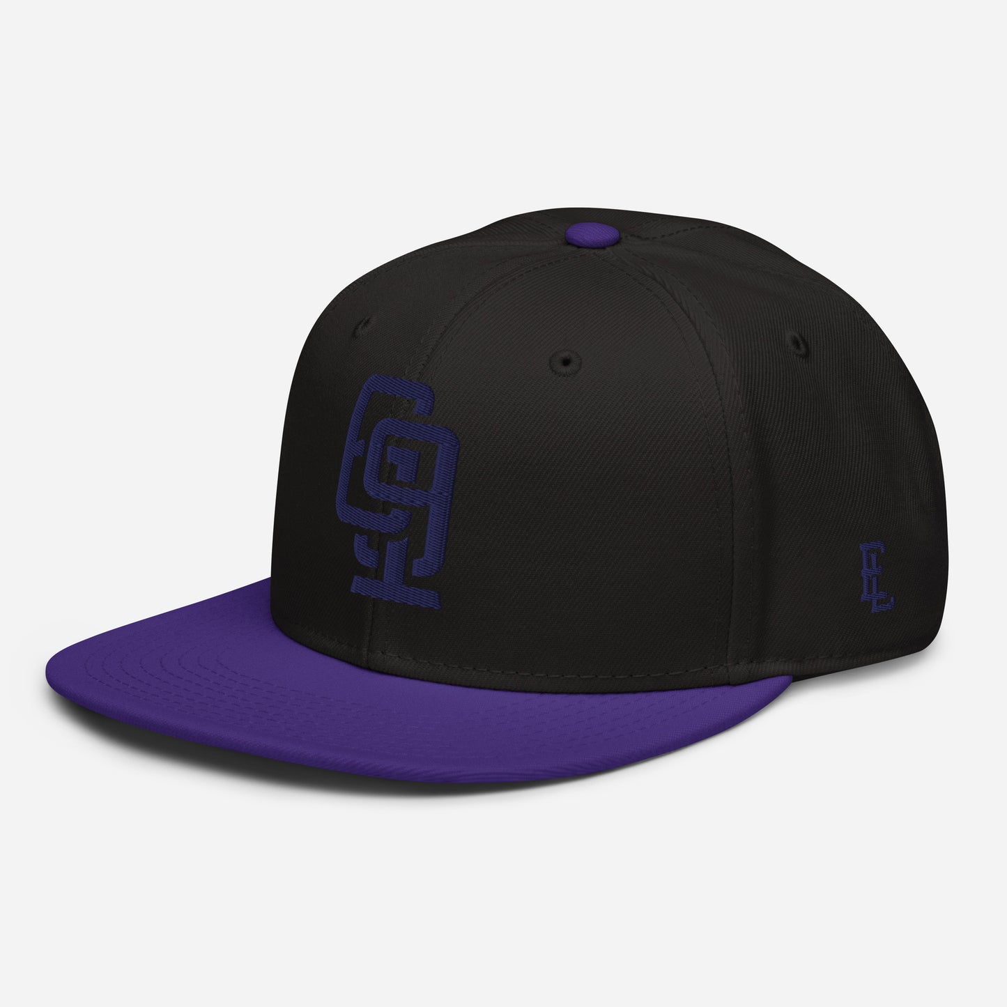 "619" Snapback Otto Cap | E Luna Brand ESSENTIAL | 2 Navy Thread Logos