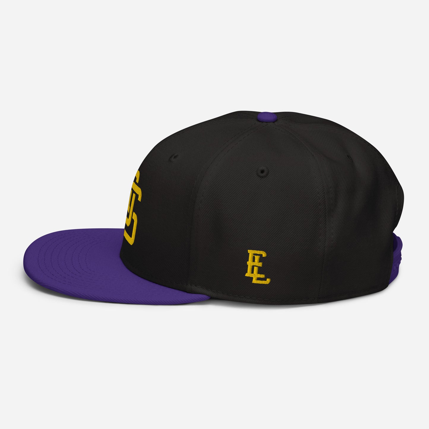 "LOS" Snapback | E Luna Brand ESSENTIAL | 2 Gold Thread Logos