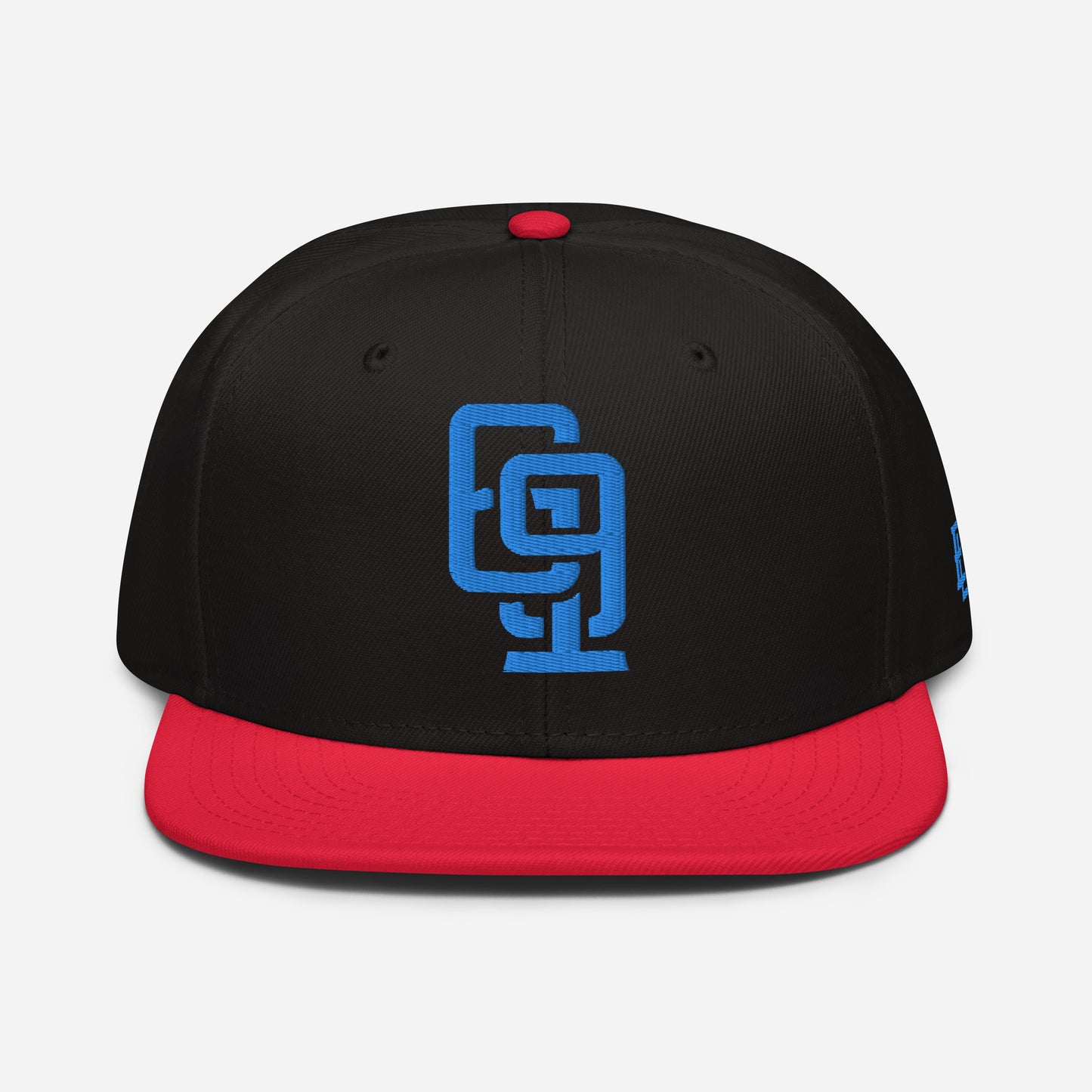 "619" Snapback Otto Cap | E Luna Brand ESSENTIAL | 2 Aqua/Teal Thread Logos