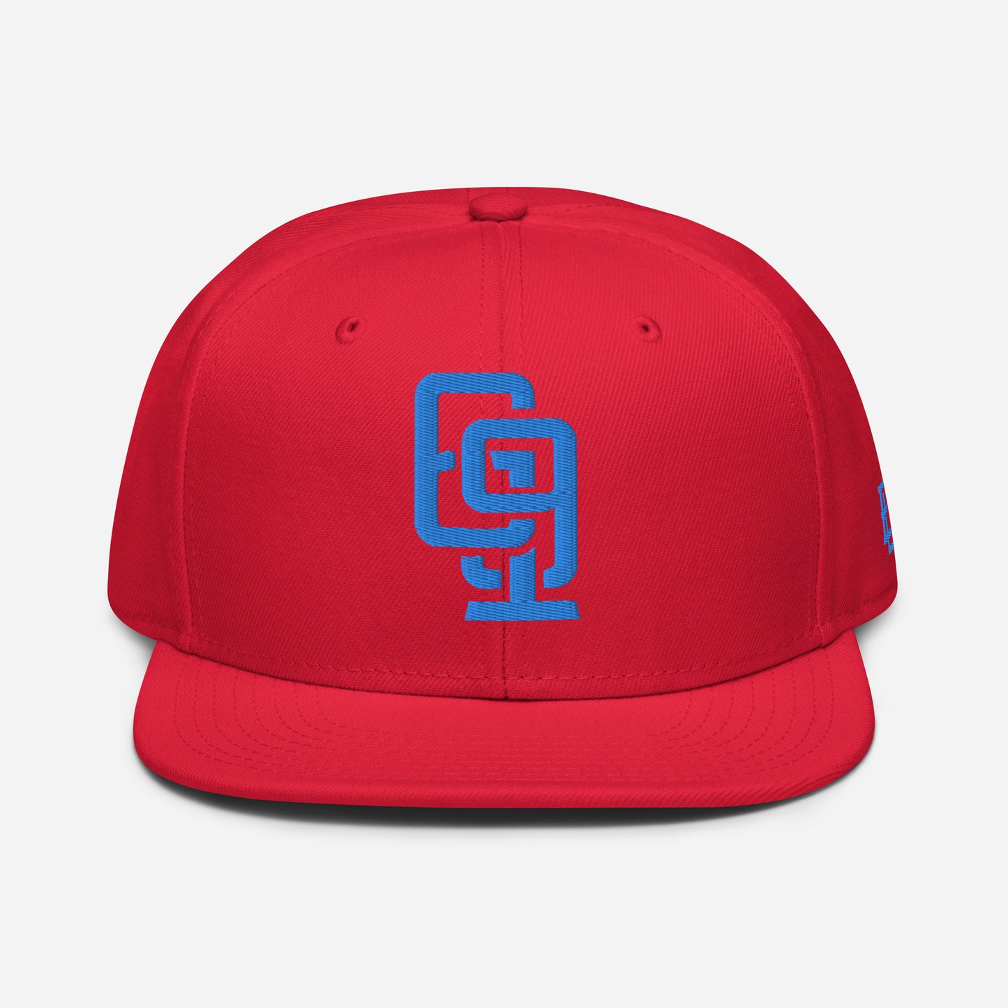 "619" Snapback Otto Cap | E Luna Brand ESSENTIAL | 2 Aqua/Teal Thread Logos