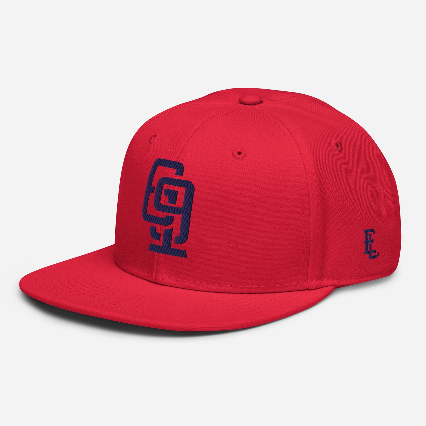 "619" Snapback Otto Cap | E Luna Brand ESSENTIAL | 2 Navy Thread Logos