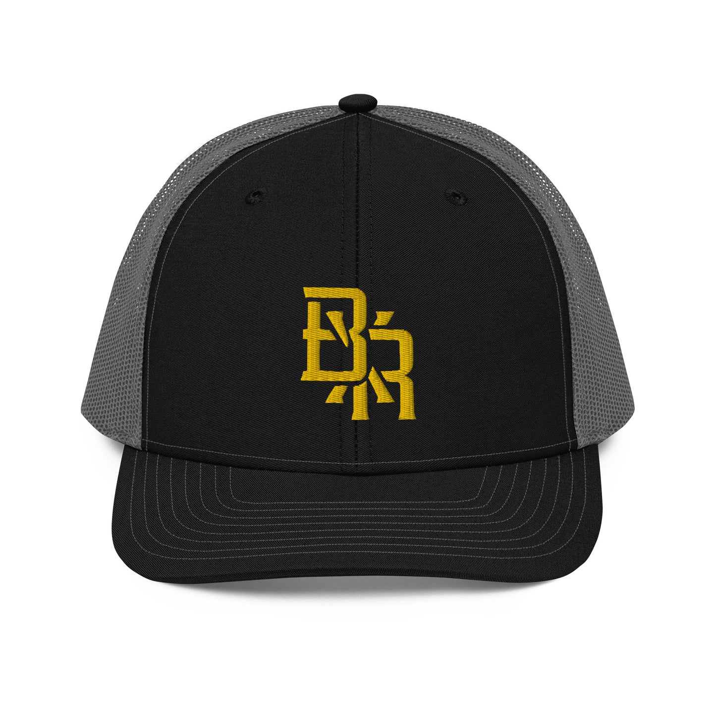 "BXR" Snapback Trucker Cap | Richardson 112 | E Luna CLASSIC Solocrest 1 Gold Thread Front Logo