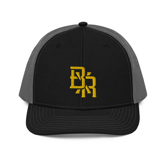"BXR" Snapback Trucker Cap | Richardson 112 | E Luna CLASSIC Solocrest 1 Gold Thread Front Logo