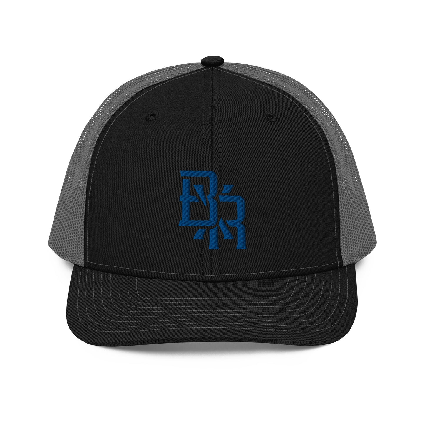 "BXR" Snapback Trucker Cap | Richardson 112 | E Luna CLASSIC Solocrest 1 Royal Thread Front Logo