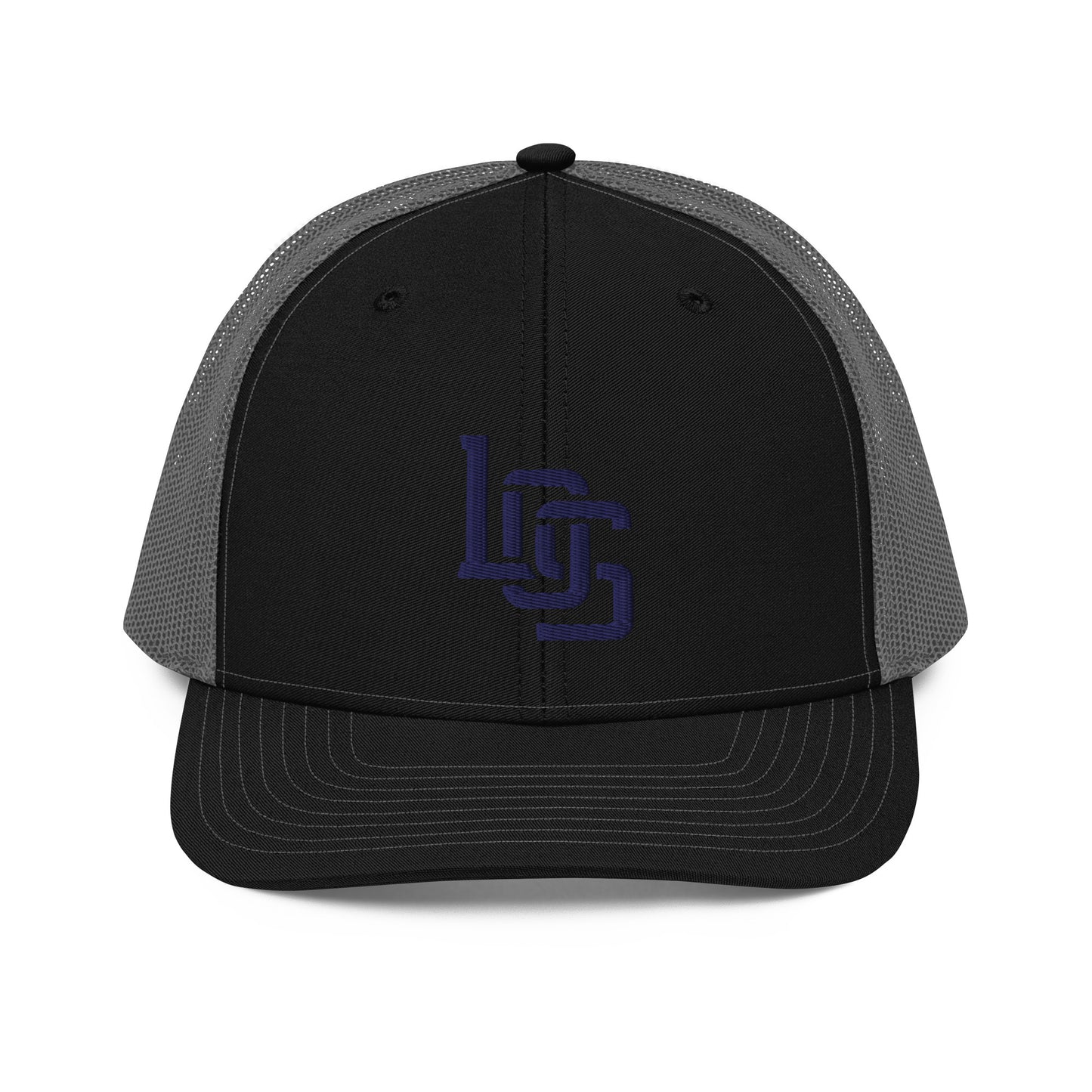"LOS" Snapback Trucker Cap | Richardson 112 | E Luna CLASSIC Solocrest 1 Navy Thread Front Logo