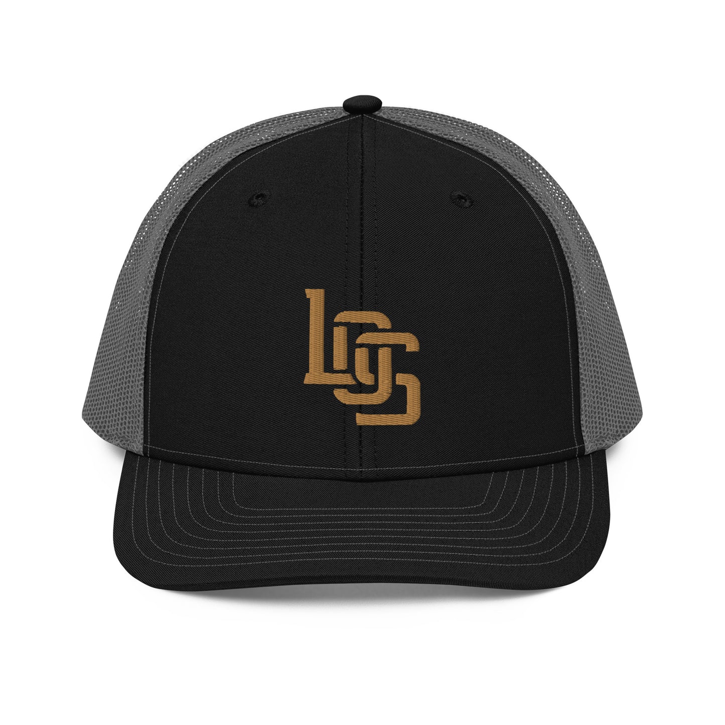 "LOS" Snapback Trucker Cap | Richardson 112 | E Luna CLASSIC Solocrest 1 Old Gold Thread Front Logo