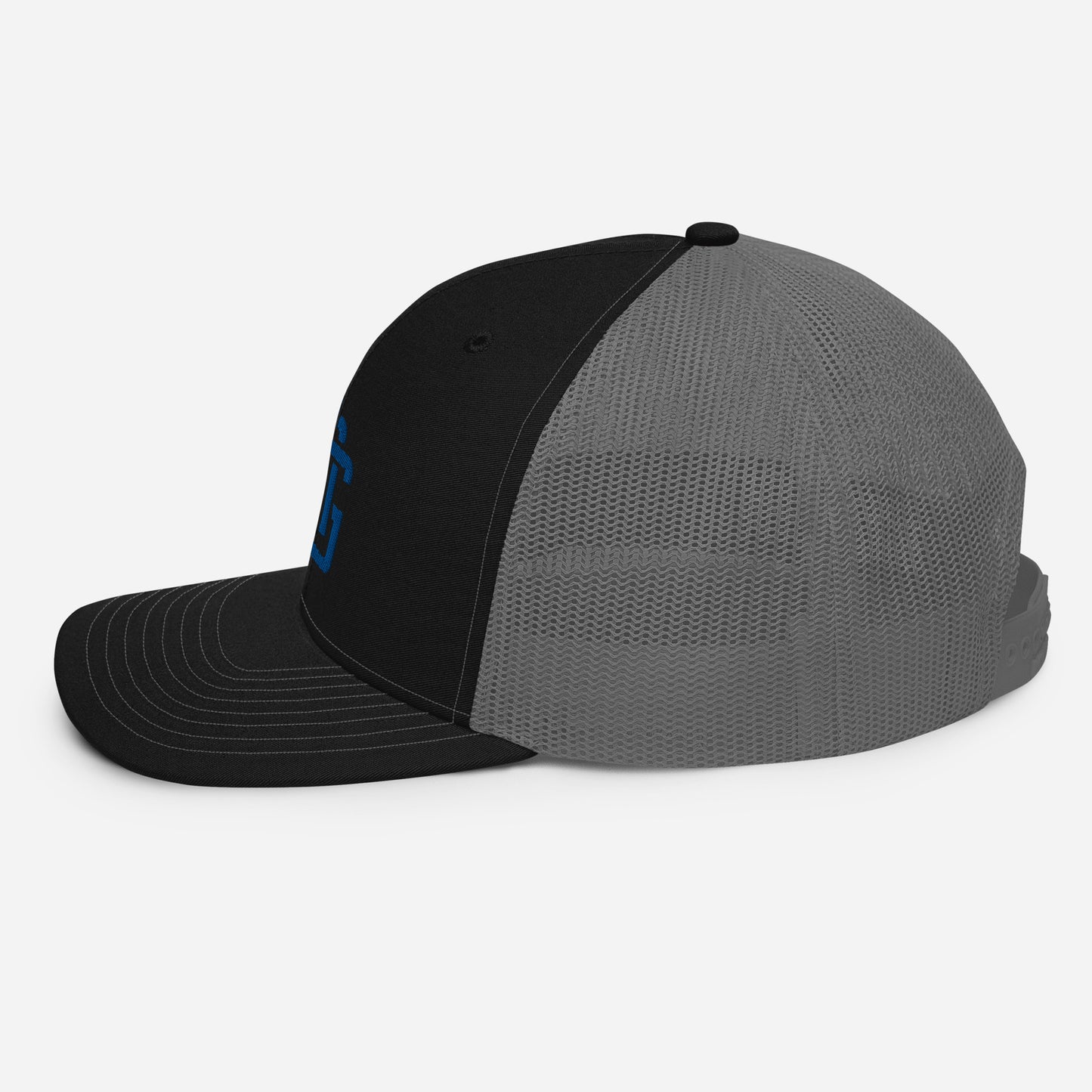 "ANG" Snapback Trucker Cap | Richardson 112 | E Luna CLASSIC Solocrest 1 Royal Thread Front Logo