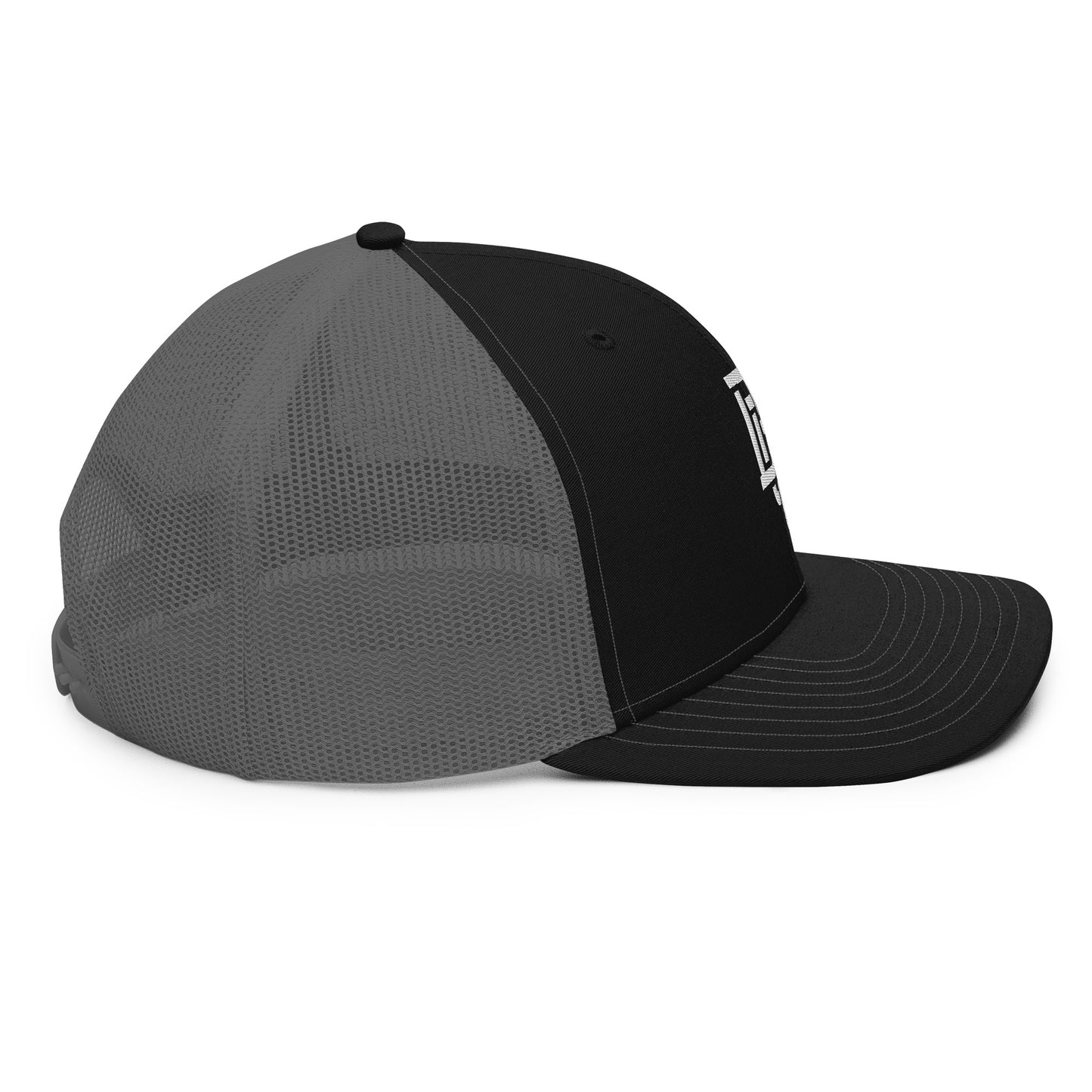 "DGO" Snapback Trucker Cap | Richardson 112 | E Luna CLASSIC Solocrest 1 White Thread Front Logo