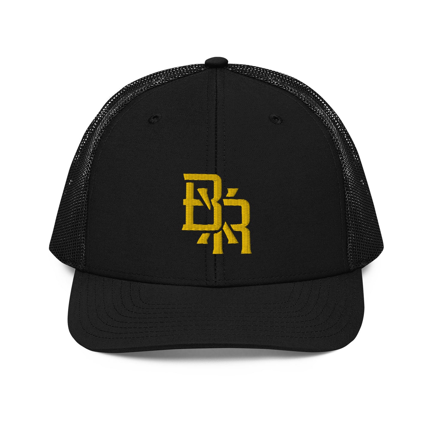 "BXR" Snapback Trucker Cap | Richardson 112 | E Luna CLASSIC Solocrest 1 Gold Thread Front Logo