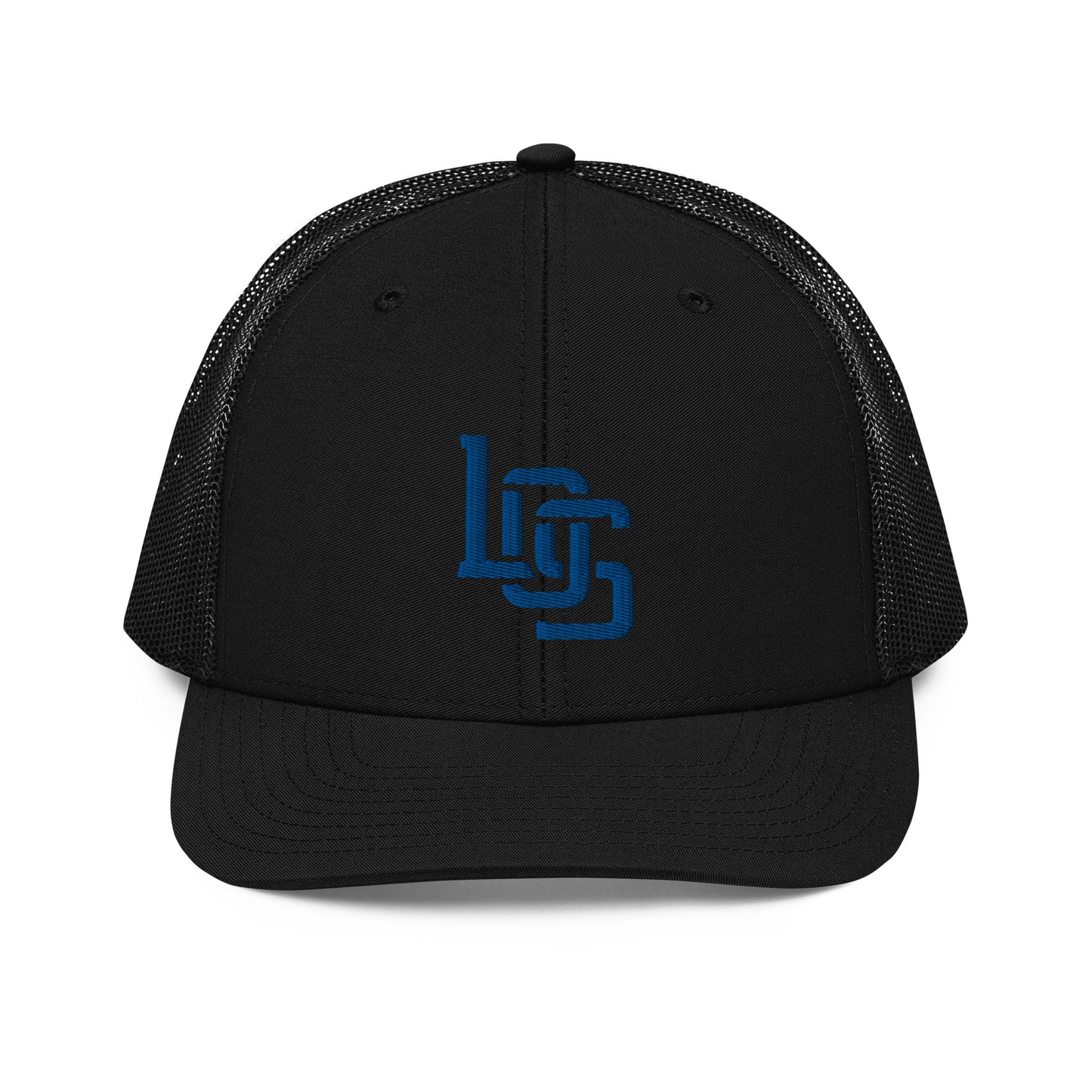 "LOS" Snapback Trucker Cap | Richardson 112 | E Luna CLASSIC Solocrest 1 Royal Thread Front Logo