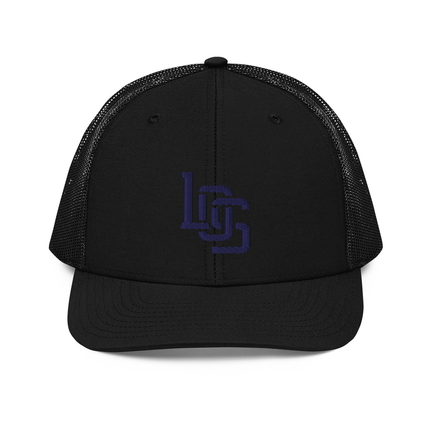 "LOS" Snapback Trucker Cap | Richardson 112 | E Luna CLASSIC Solocrest 1 Navy Thread Front Logo