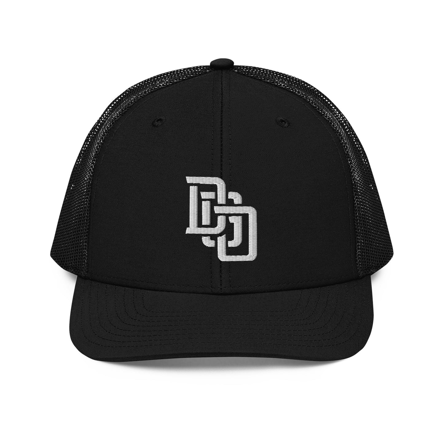 "DGO" Snapback Trucker Cap | Richardson 112 | E Luna CLASSIC Solocrest 1 White Thread Front Logo