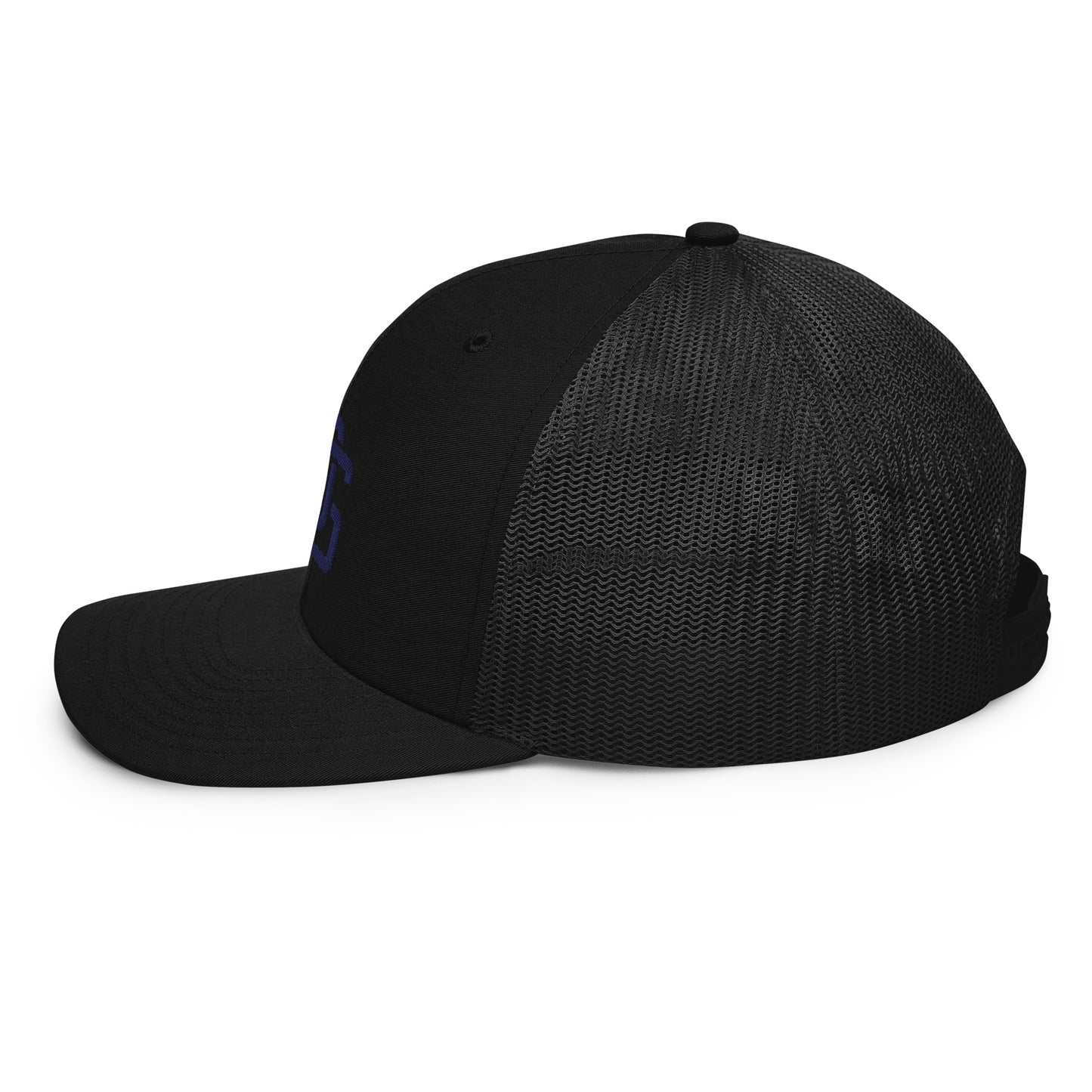 "LOS" Snapback Trucker Cap | Richardson 112 | E Luna CLASSIC Solocrest 1 Navy Thread Front Logo