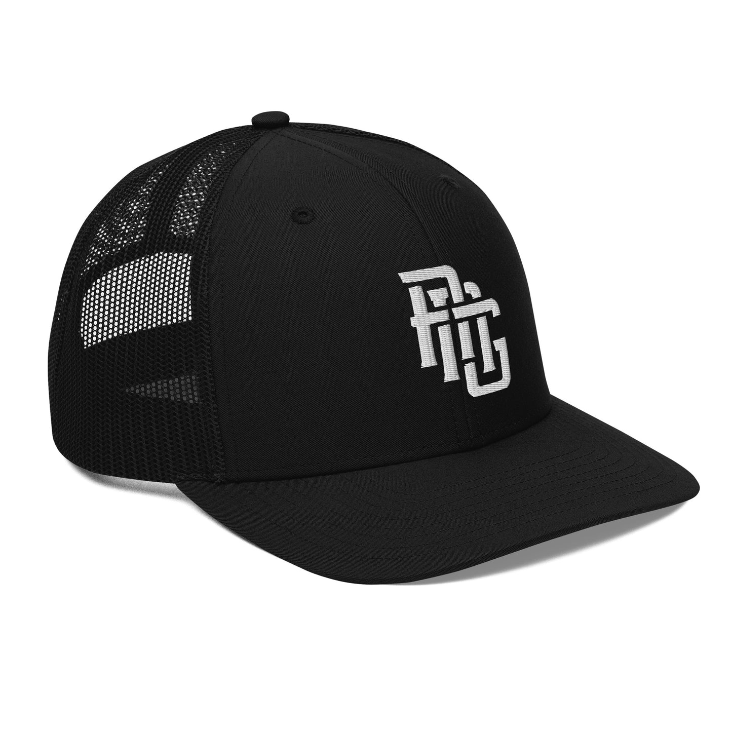 "ANG" Snapback Trucker Cap | Richardson 112 | E Luna CLASSIC Solocrest 1 White Thread Front Logo