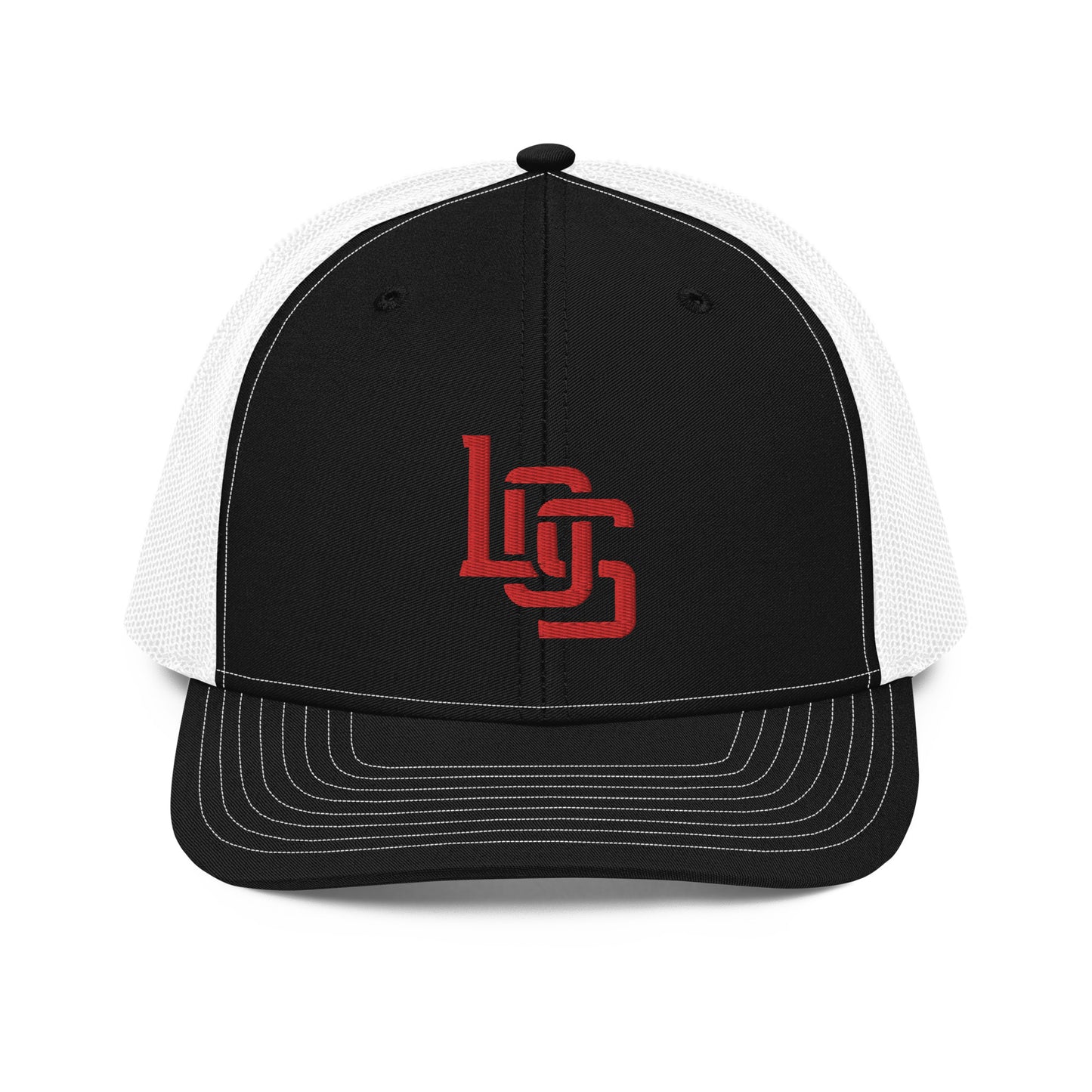 "LOS" Snapback Trucker Cap | Richardson 112 | E Luna CLASSIC Solocrest 1 Red Thread Front Logo