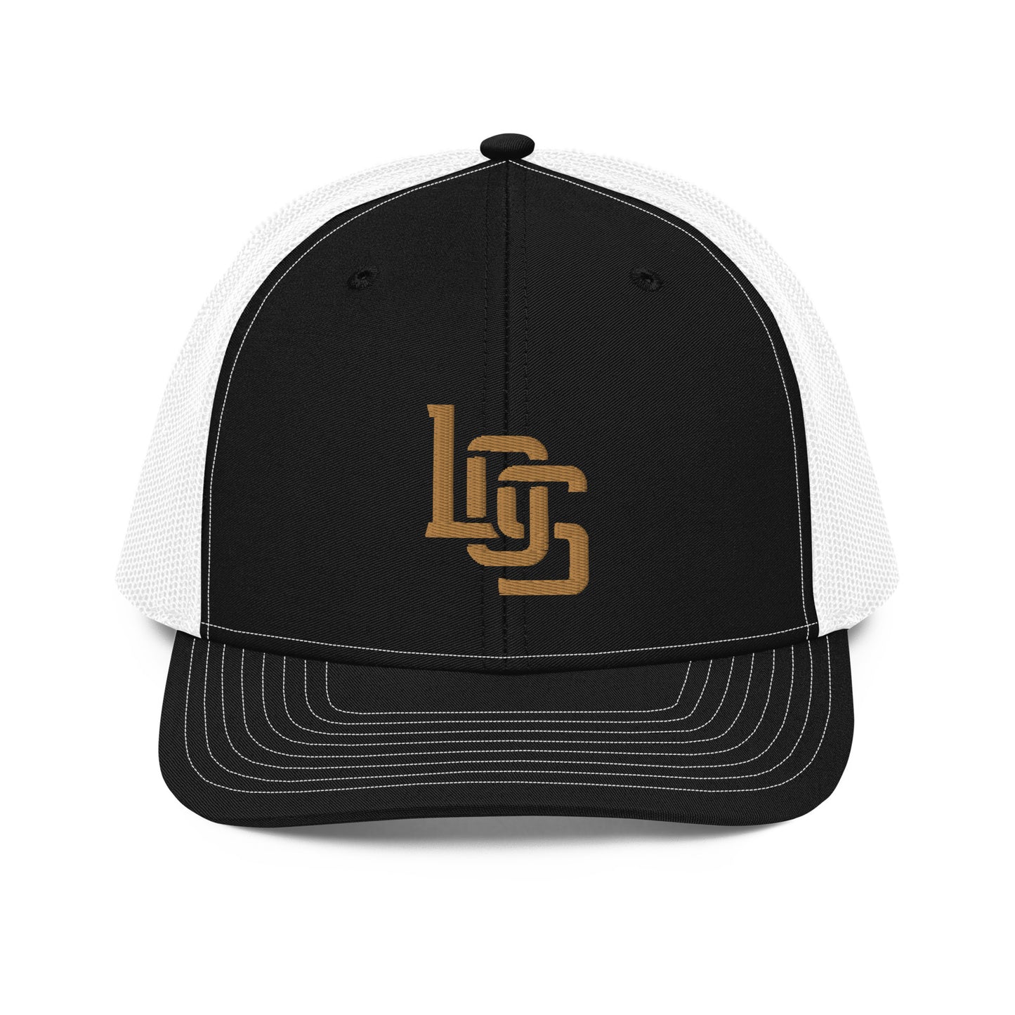 "LOS" Snapback Trucker Cap | Richardson 112 | E Luna CLASSIC Solocrest 1 Old Gold Thread Front Logo