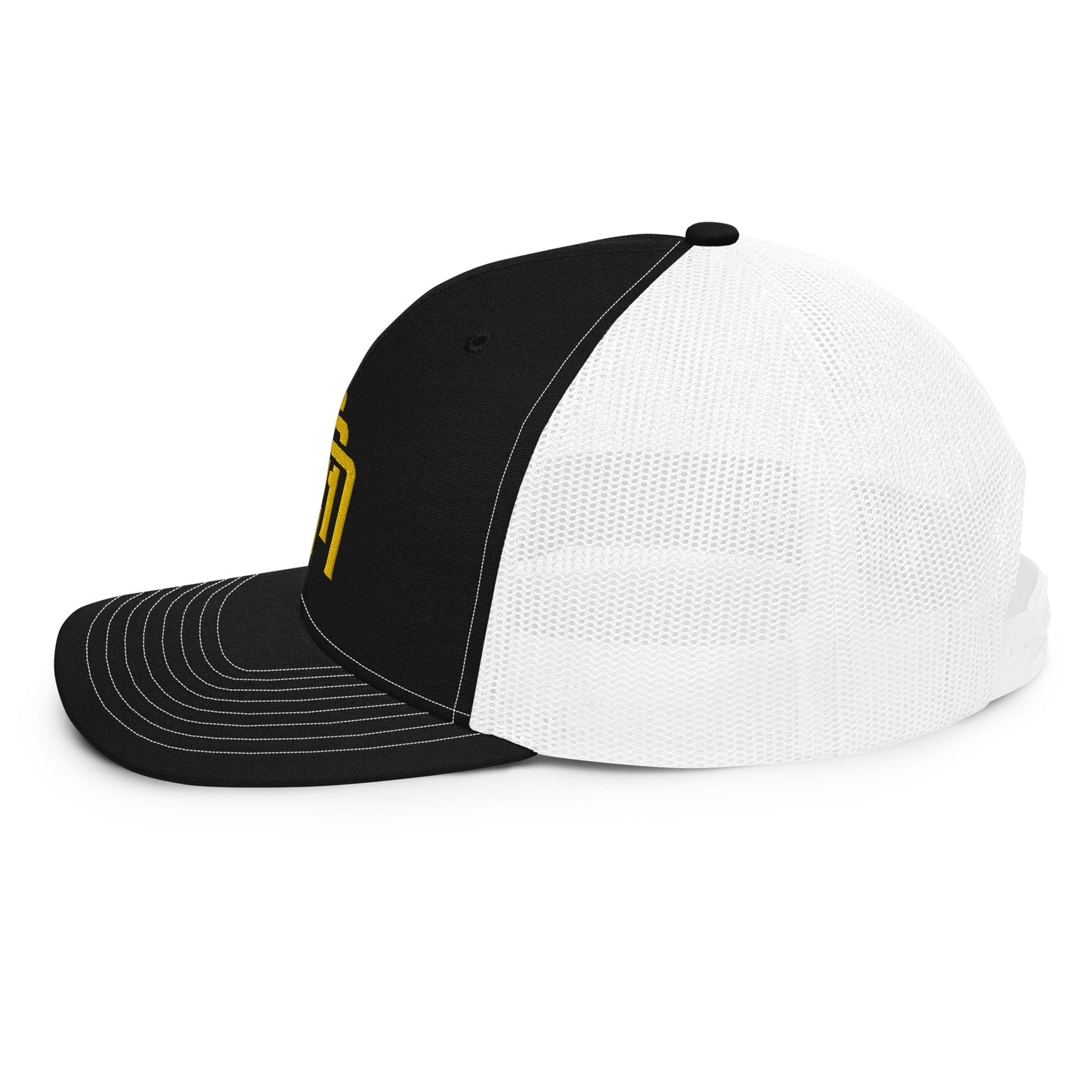 "SAN" Snapback Trucker Cap | Richardson 112 | E Luna Brand CLASSIC Solocrest 1 Gold Thread Front Logo