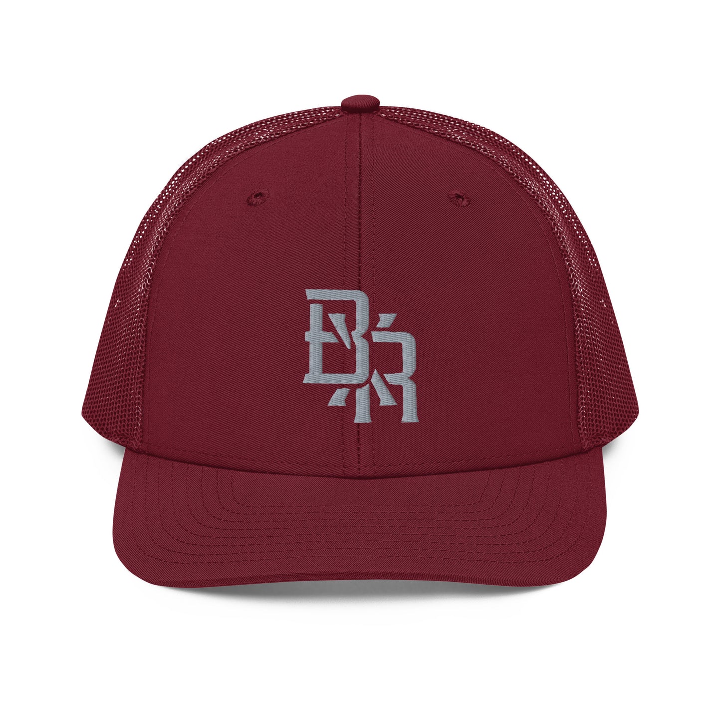 "BXR" Snapback Trucker Cap | Richardson 112 | E Luna CLASSIC Solocrest 1 Grey Thread Front Logo