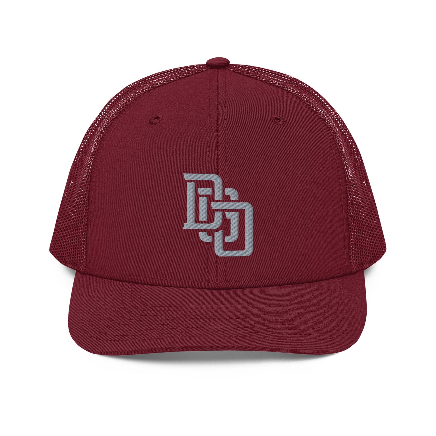 "DGO" Snapback Trucker Cap | Richardson 112 | E Luna CLASSIC Solocrest 1 Grey Thread Front Logo