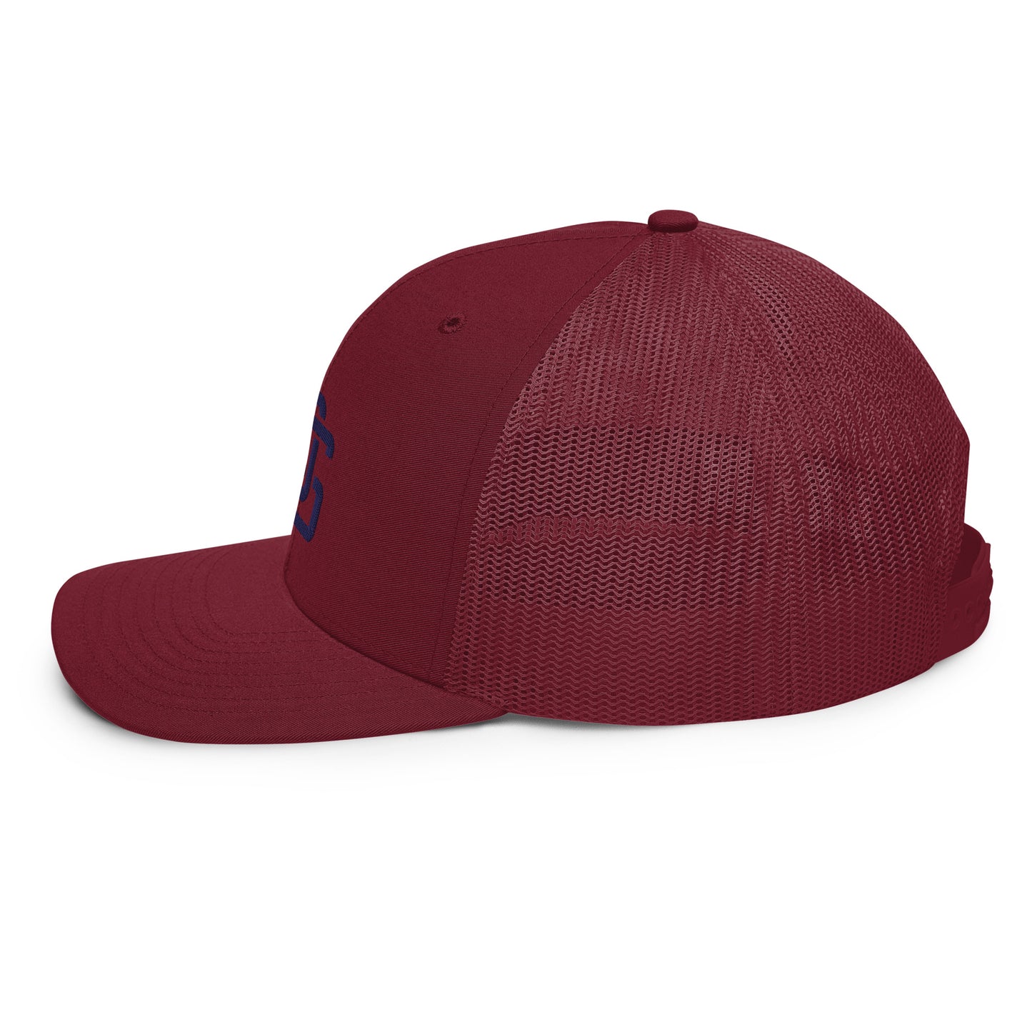 "LOS" Snapback Trucker Cap | Richardson 112 | E Luna CLASSIC Solocrest 1 Navy Thread Front Logo