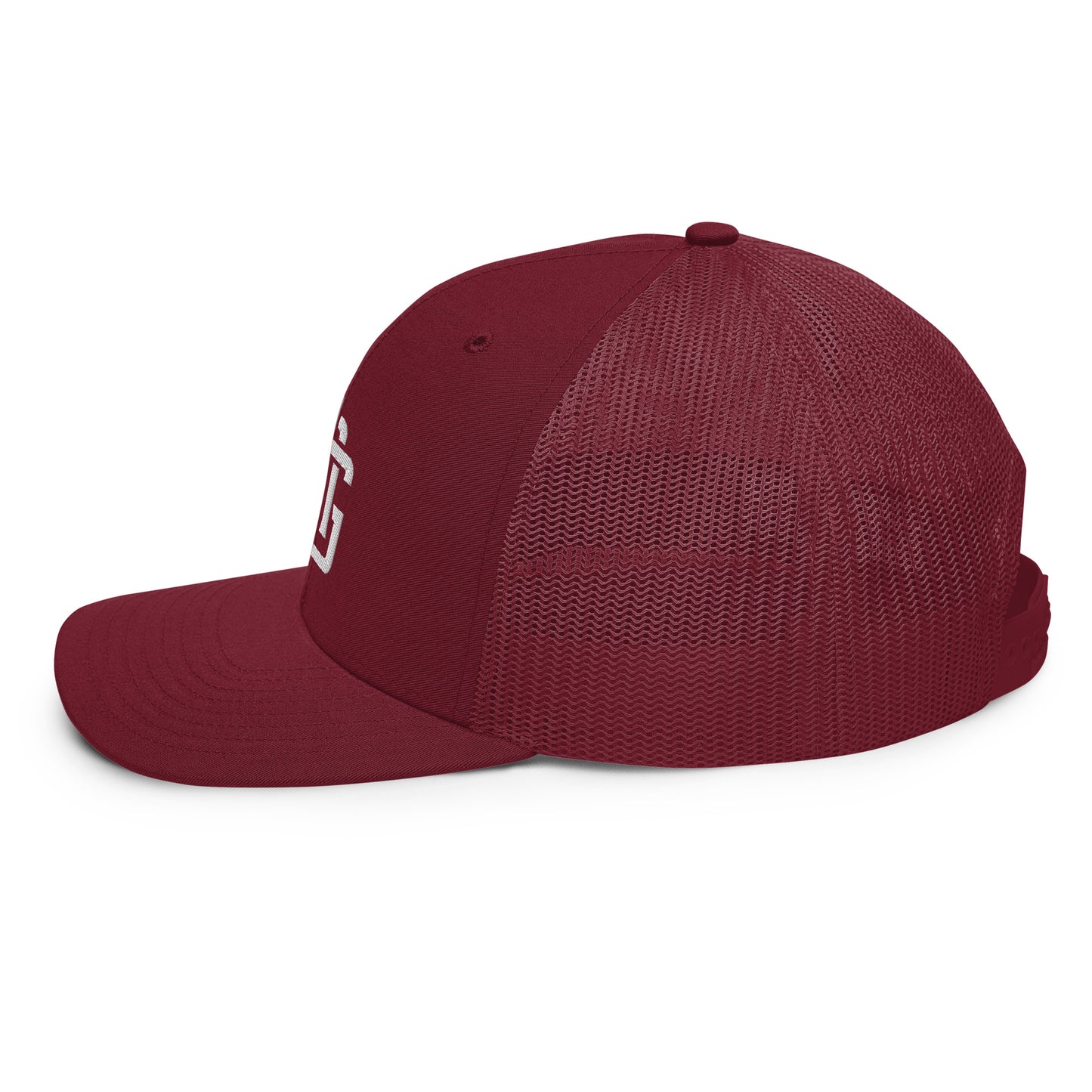 "ANG" Snapback Trucker Cap | Richardson 112 | E Luna CLASSIC Solocrest 1 White Thread Front Logo