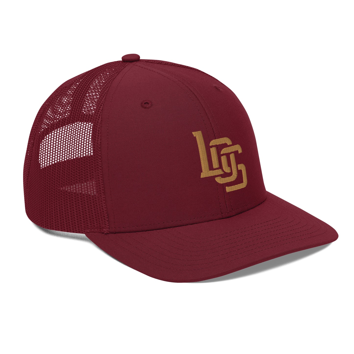 "LOS" Snapback Trucker Cap | Richardson 112 | E Luna CLASSIC Solocrest 1 Old Gold Thread Front Logo