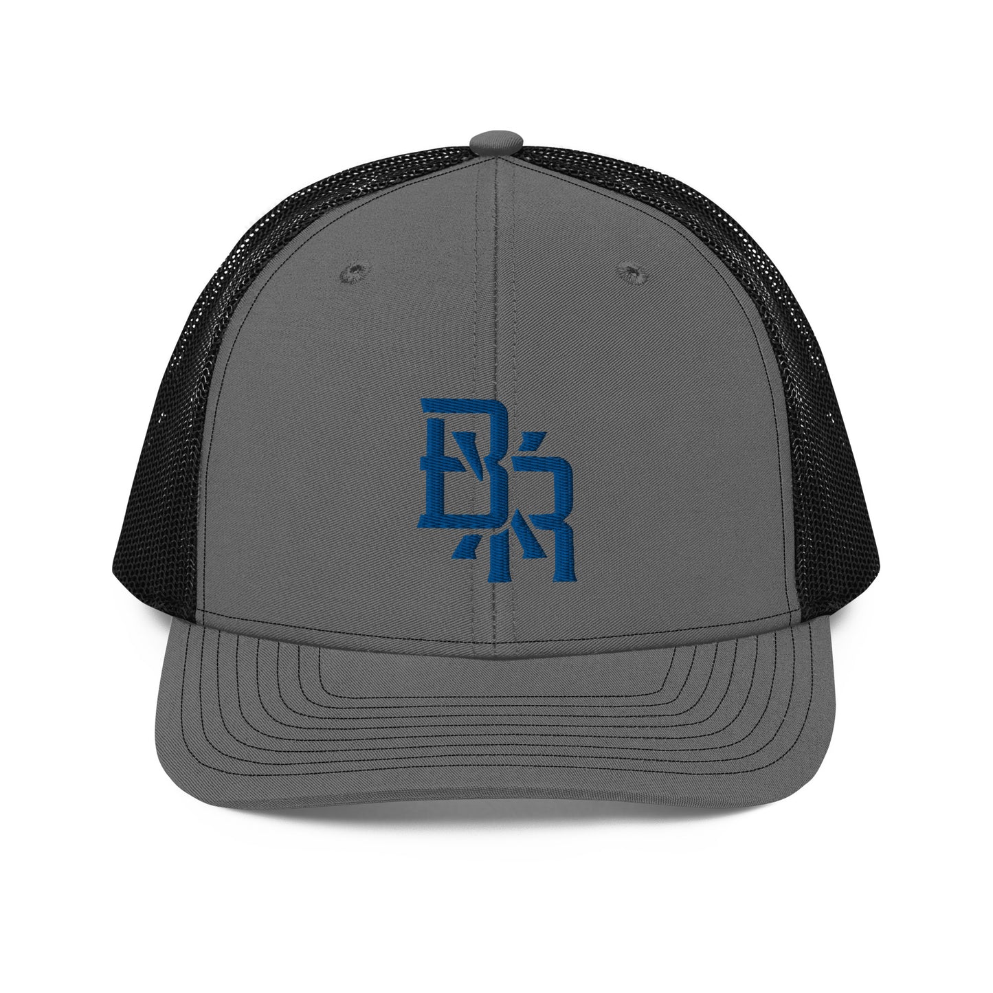 "BXR" Snapback Trucker Cap | Richardson 112 | E Luna CLASSIC Solocrest 1 Royal Thread Front Logo