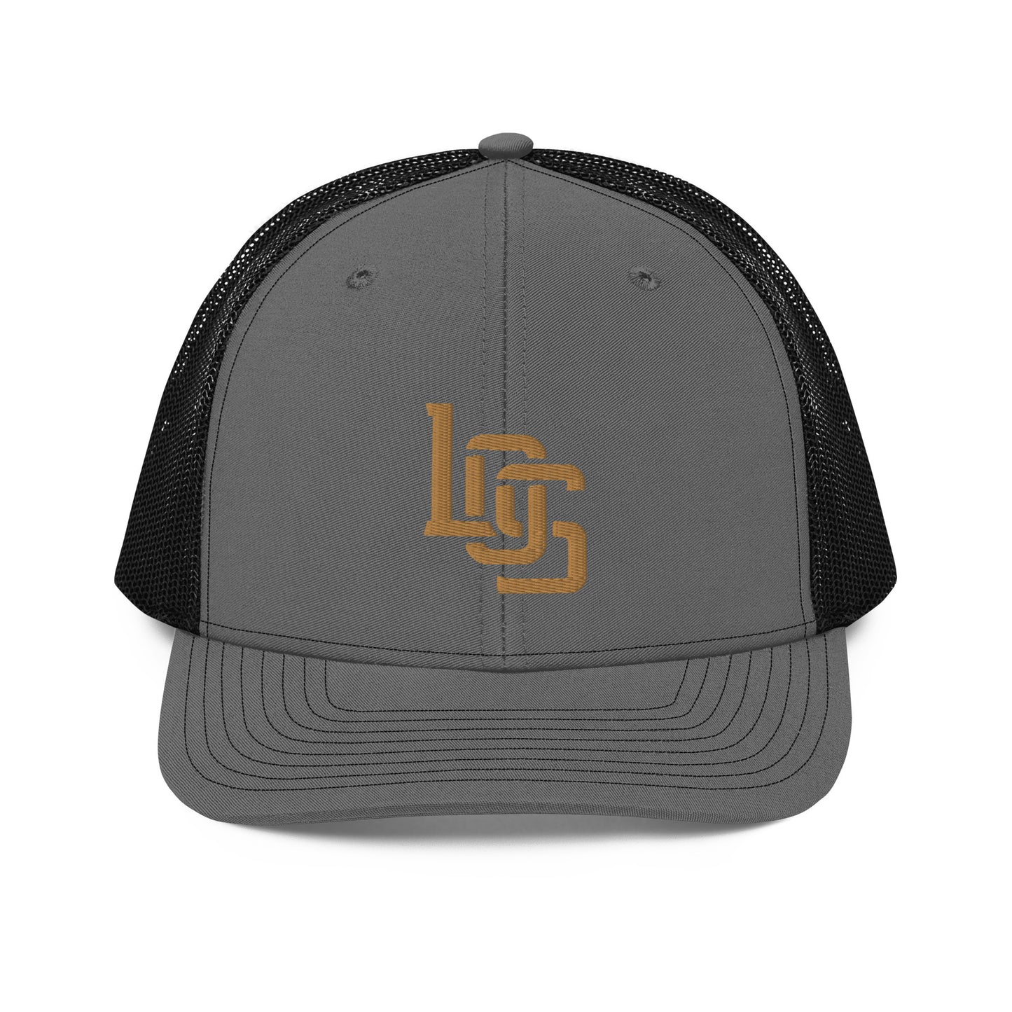 "LOS" Snapback Trucker Cap | Richardson 112 | E Luna CLASSIC Solocrest 1 Old Gold Thread Front Logo