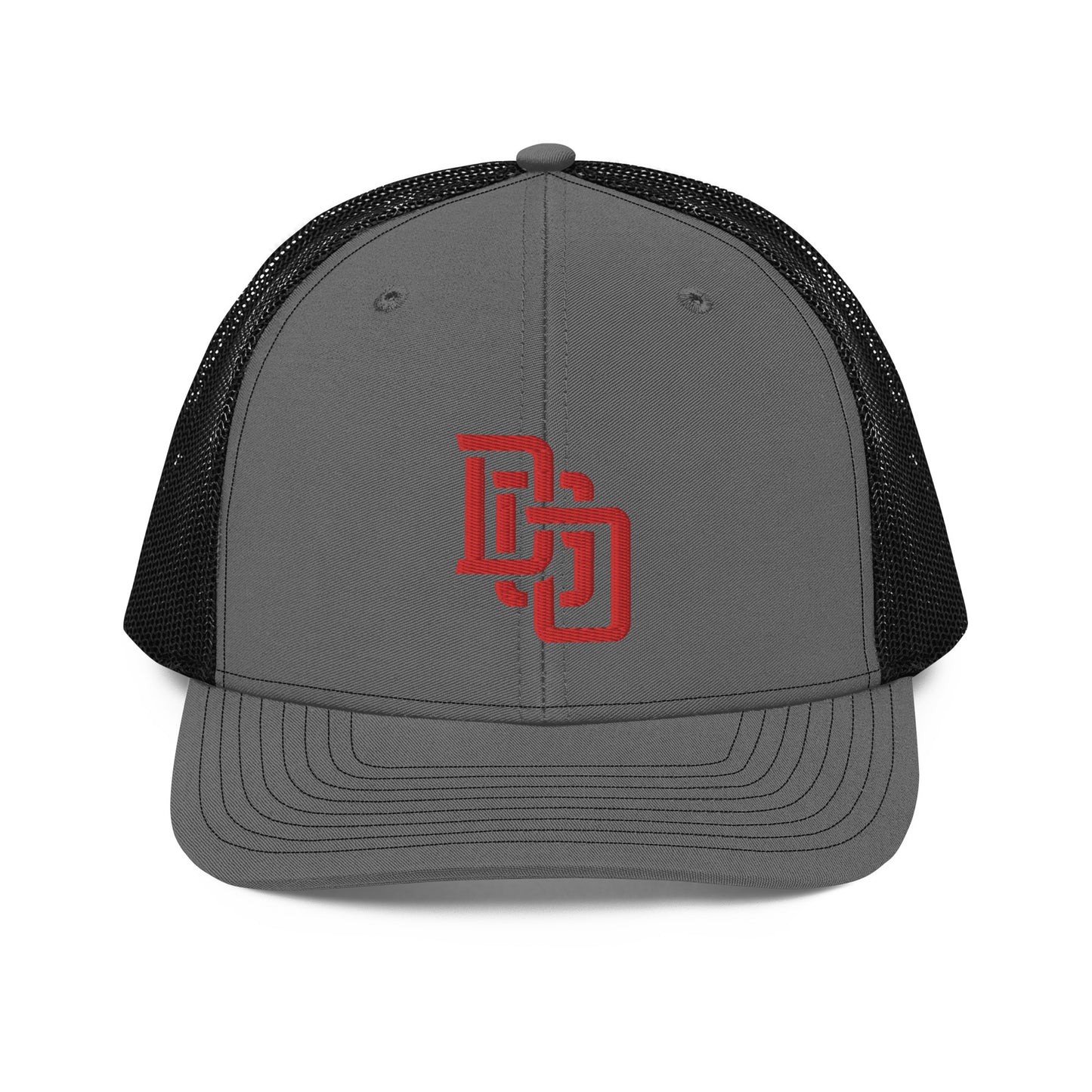 "DGO" Snapback Trucker Cap | Richardson 112 | E Luna CLASSIC Solocrest 1 Red Thread Front Logo