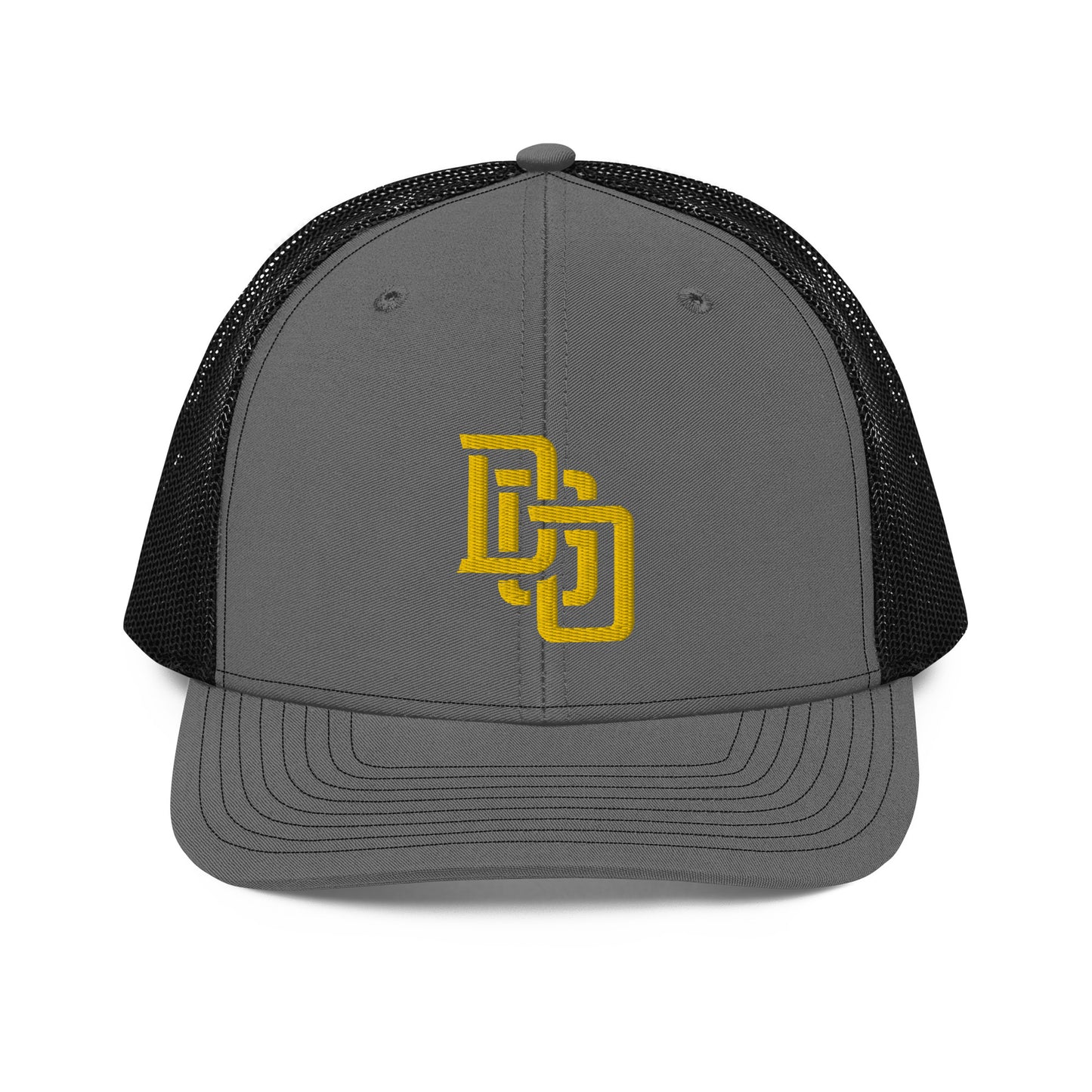"DGO" Snapback Trucker Cap | Richardson 112 | E Luna CLASSIC Solocrest 1 Gold Thread Front Logo