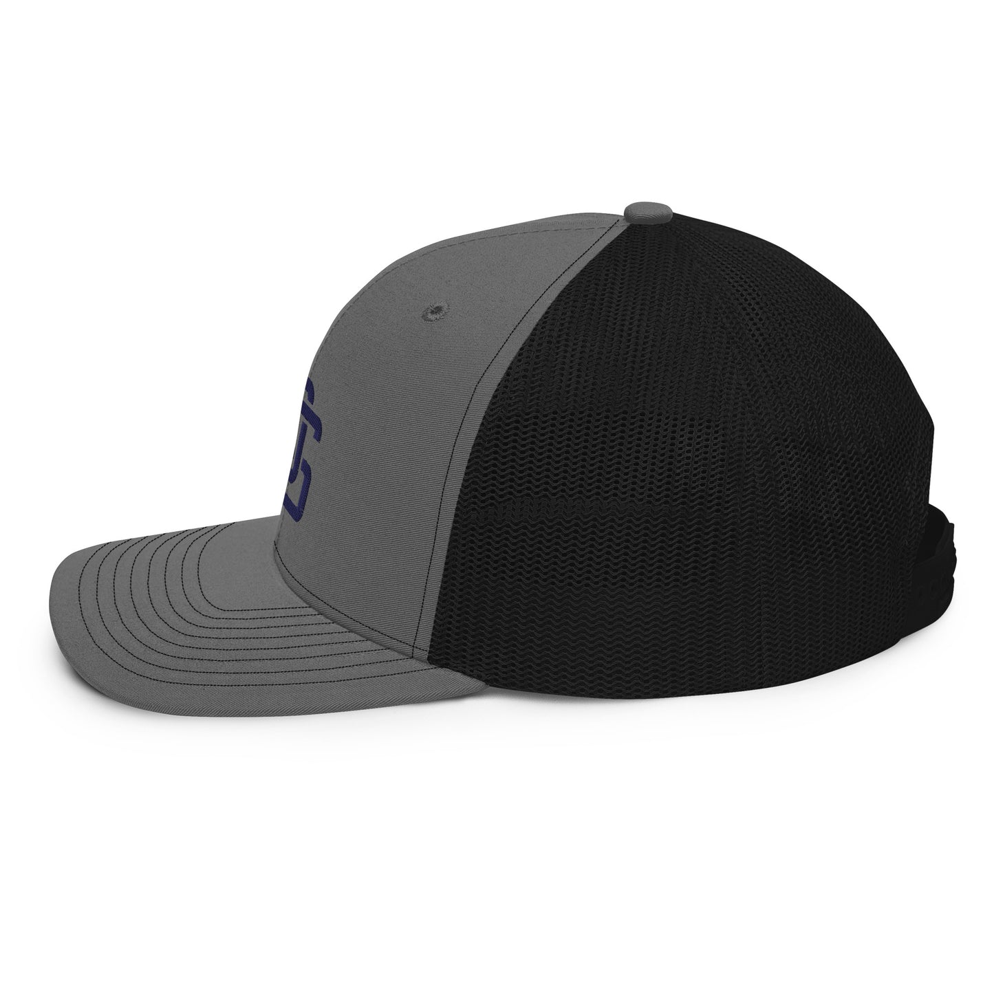 "LOS" Snapback Trucker Cap | Richardson 112 | E Luna CLASSIC Solocrest 1 Navy Thread Front Logo