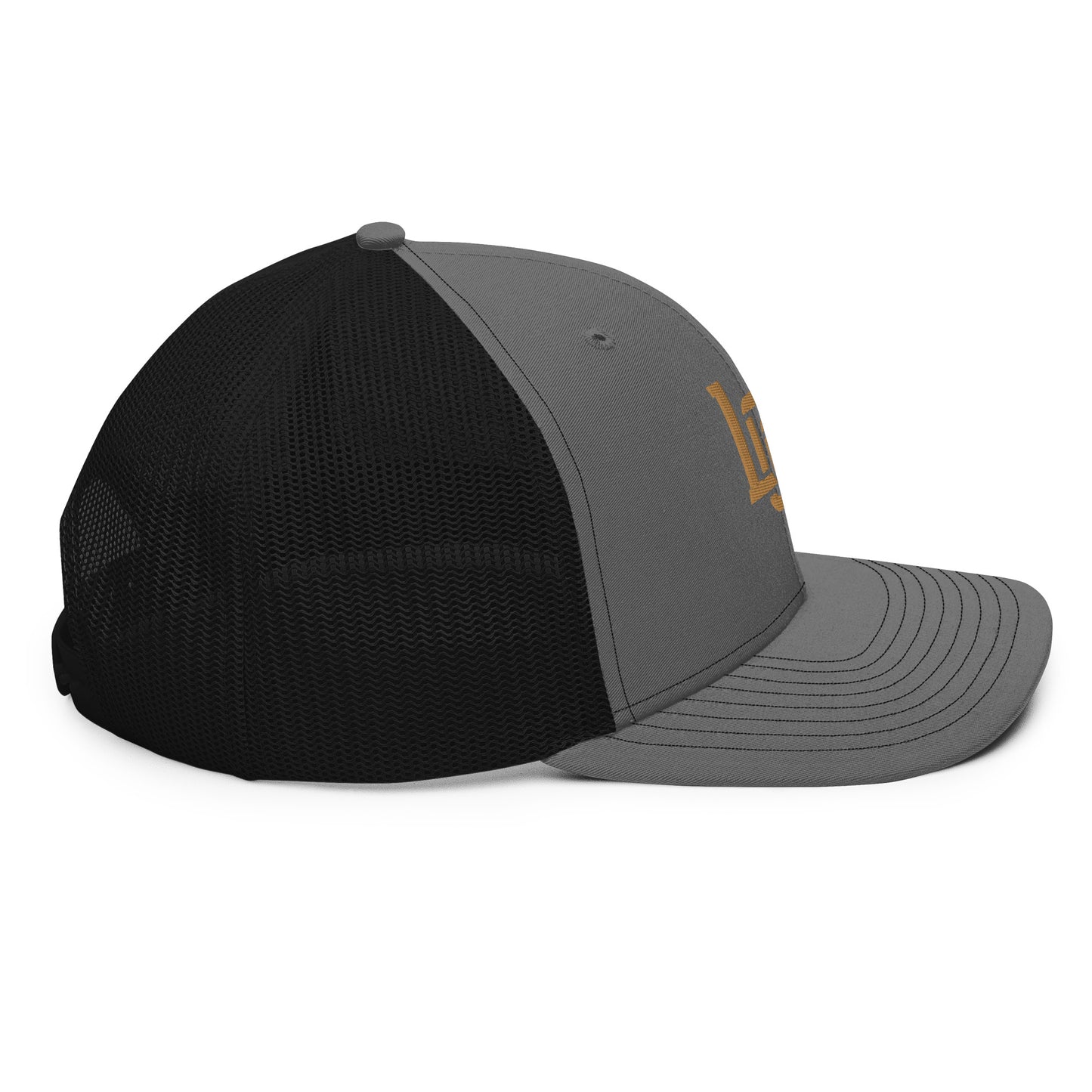 "LOS" Snapback Trucker Cap | Richardson 112 | E Luna CLASSIC Solocrest 1 Old Gold Thread Front Logo
