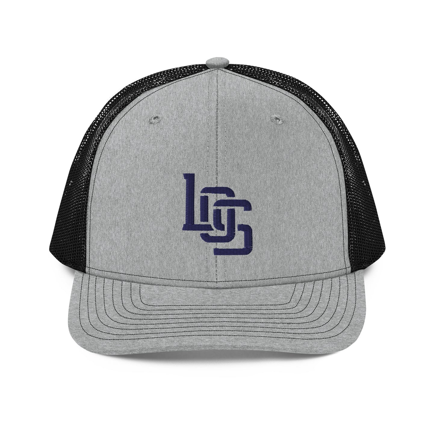 "LOS" Snapback Trucker Cap | Richardson 112 | E Luna CLASSIC Solocrest 1 Navy Thread Front Logo