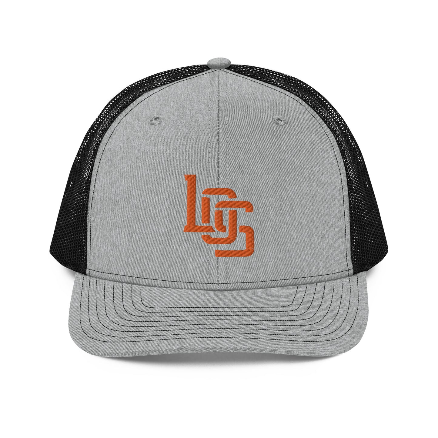 "LOS" Snapback Trucker Cap | Richardson 112 | E Luna CLASSIC Solocrest 1 Orange Thread Front Logo