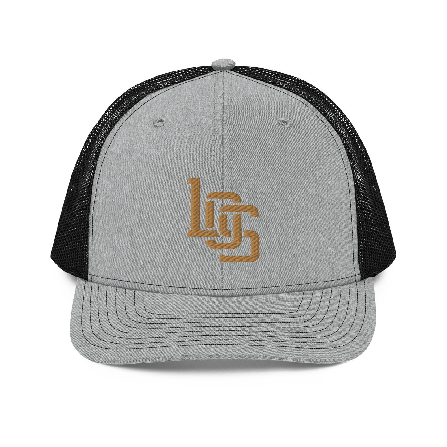 "LOS" Snapback Trucker Cap | Richardson 112 | E Luna CLASSIC Solocrest 1 Old Gold Thread Front Logo