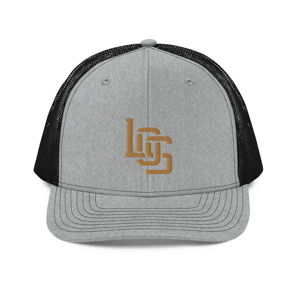 Gorra Trucker Snapback "LOS" | Richardson 112 | Logotipo delantero de hilo dorado viejo E Luna CLASSIC Solocrest 1
