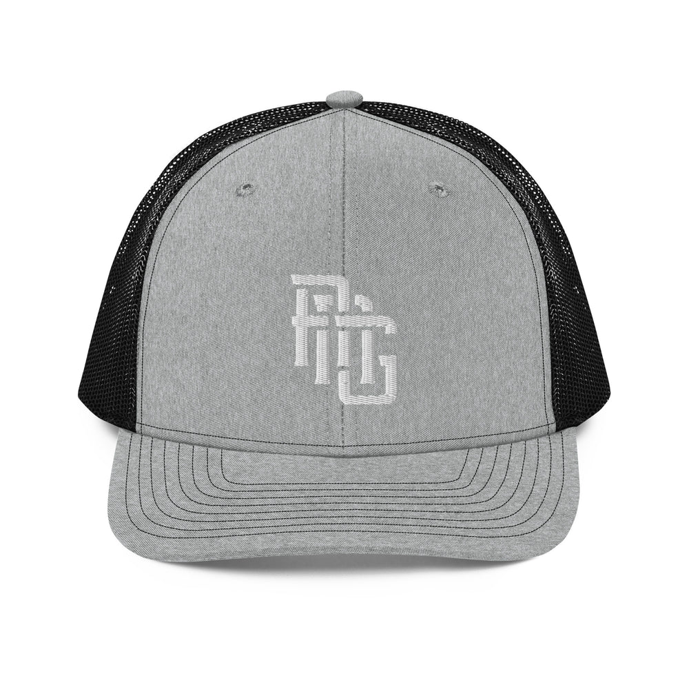 Boné Trucker "ANG" Snapback | Richardson 112 | E Luna CLASSIC Logotipo Frontal Solocrest 1 Fio Branco