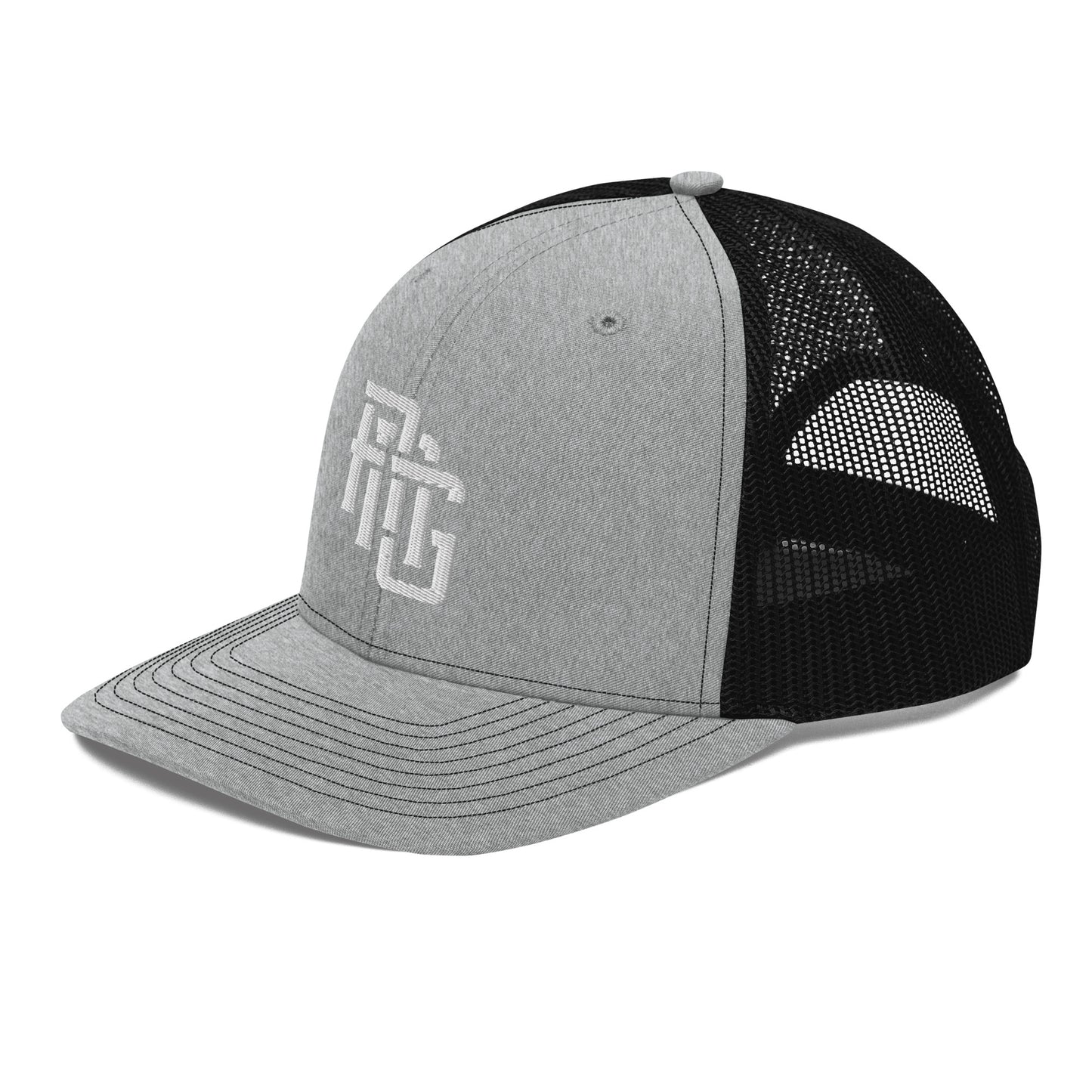 "ANG" Snapback Trucker Cap | Richardson 112 | E Luna CLASSIC Solocrest 1 White Thread Front Logo