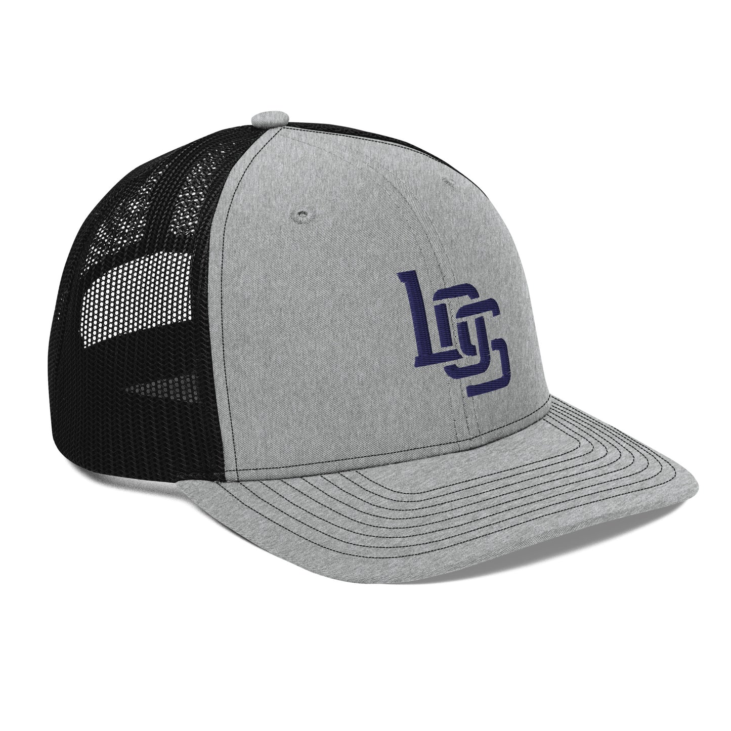 "LOS" Snapback Trucker Cap | Richardson 112 | E Luna CLASSIC Solocrest 1 Navy Thread Front Logo