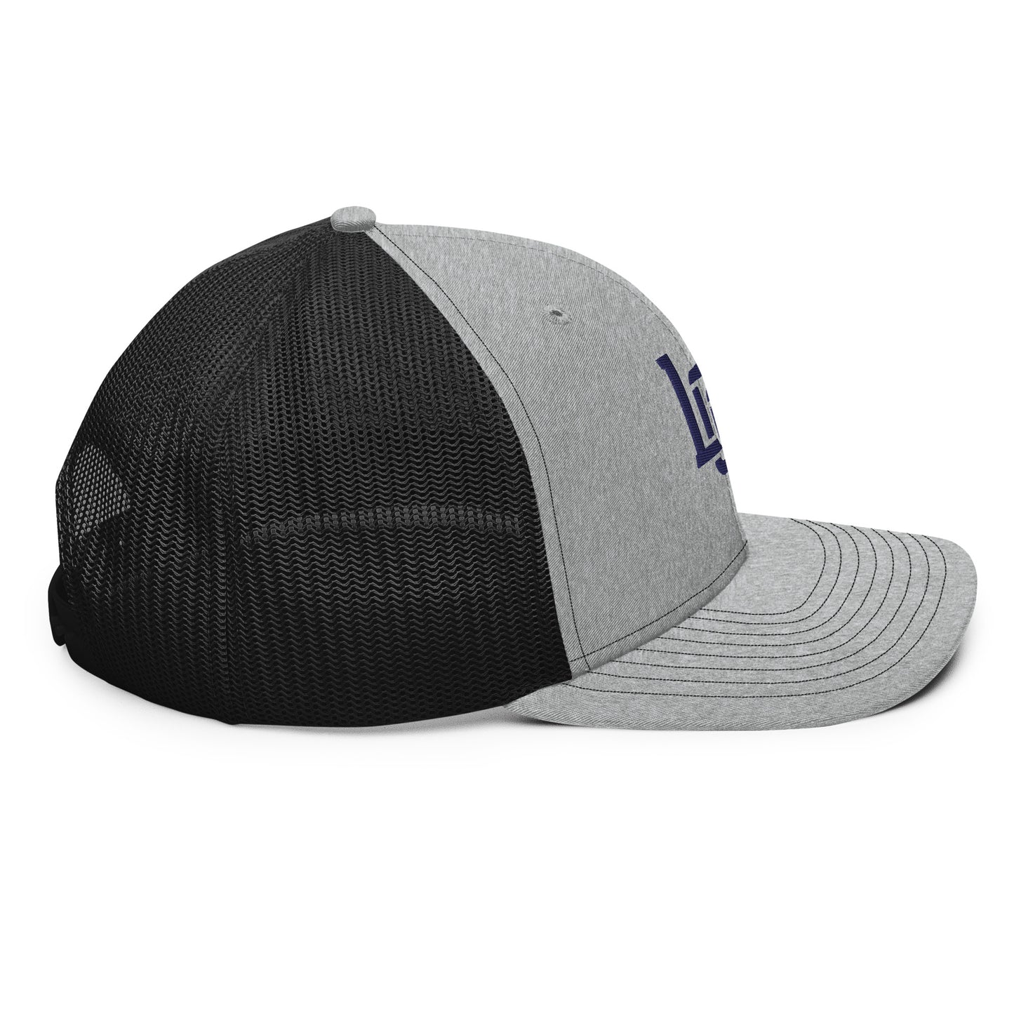 "LOS" Snapback Trucker Cap | Richardson 112 | E Luna CLASSIC Solocrest 1 Navy Thread Front Logo