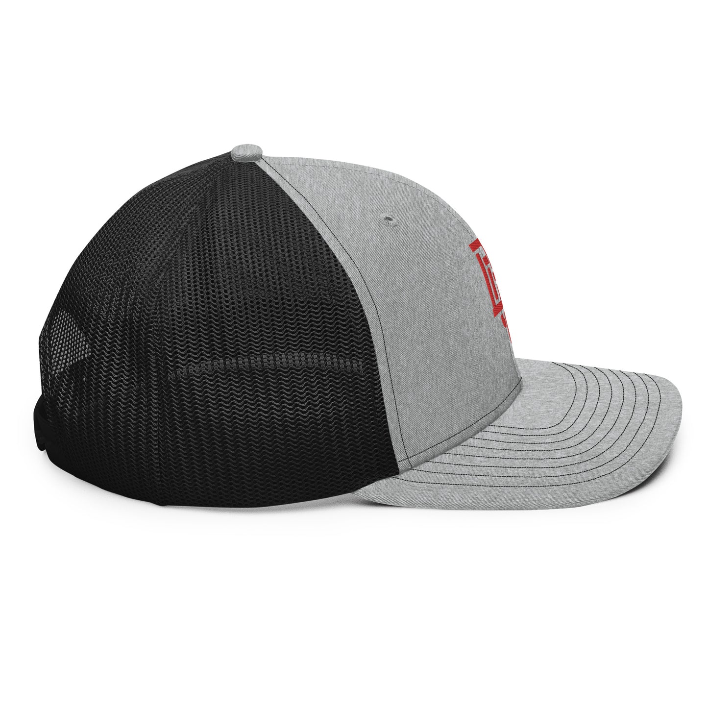 "DGO" Snapback Trucker Cap | Richardson 112 | E Luna CLASSIC Solocrest 1 Red Thread Front Logo