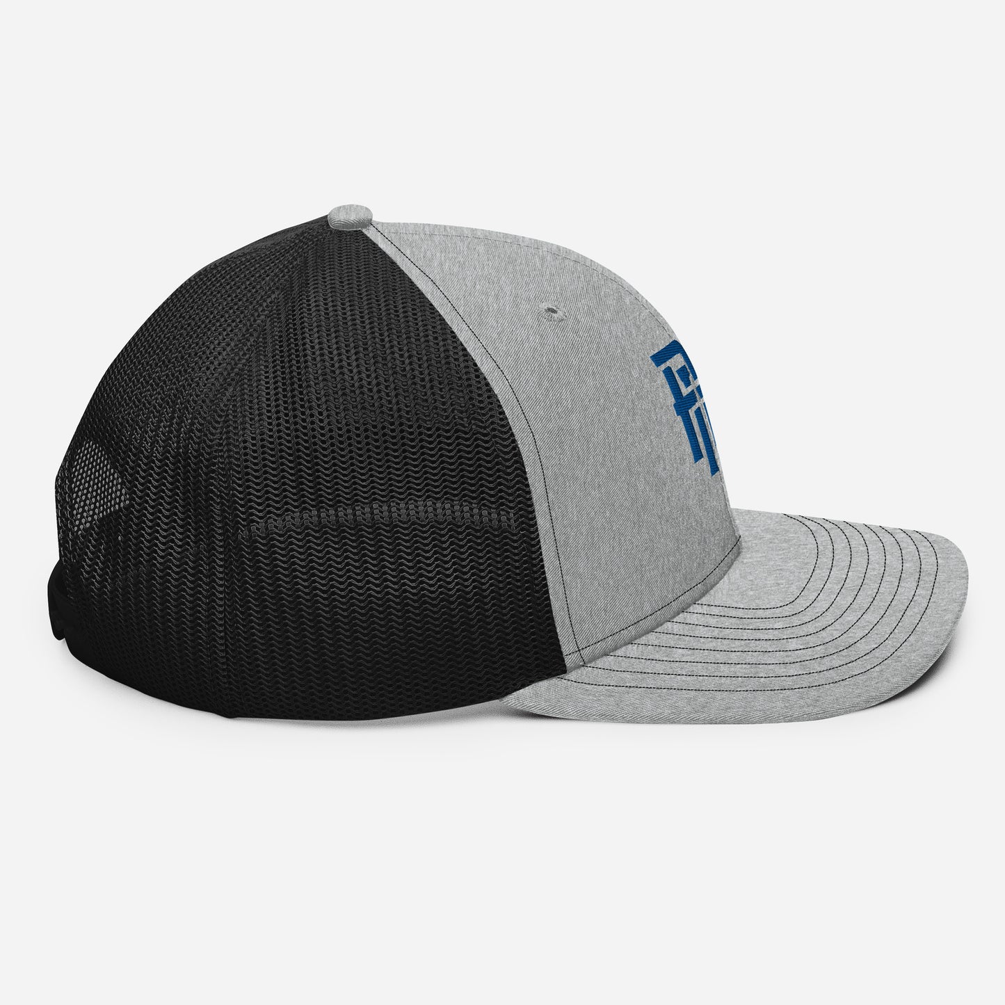 "ANG" Snapback Trucker Cap | Richardson 112 | E Luna CLASSIC Solocrest 1 Royal Thread Front Logo