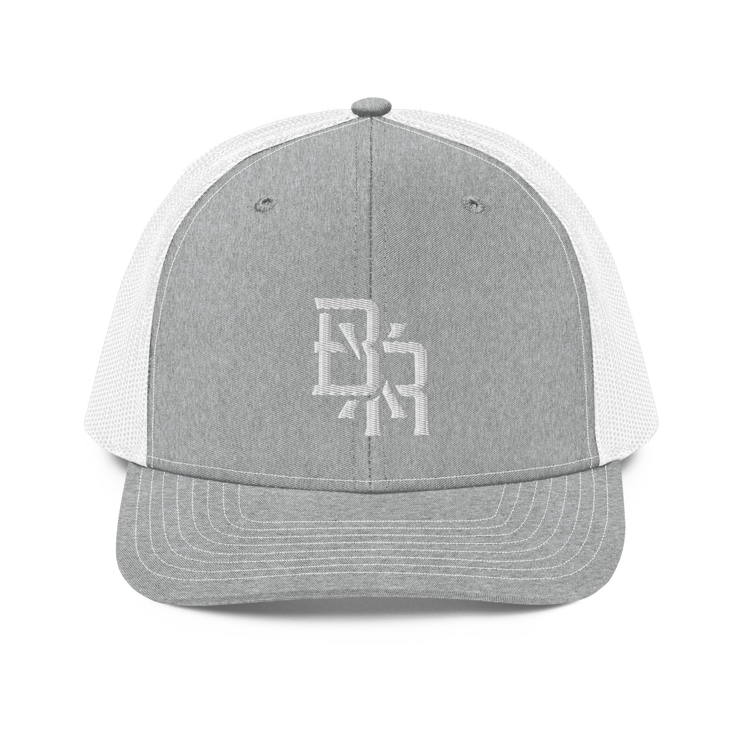 "BXR" Snapback Trucker Cap | Richardson 112 | E Luna CLASSIC Solocrest 1 White Thread Front Logo
