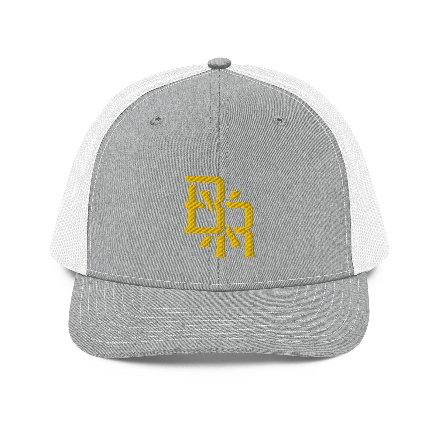 "BXR" Snapback Trucker Cap | Richardson 112 | E Luna CLASSIC Solocrest 1 Gold Thread Front Logo