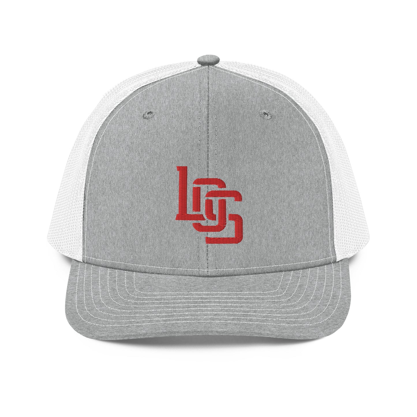 "LOS" Snapback Trucker Cap | Richardson 112 | E Luna CLASSIC Solocrest 1 Red Thread Front Logo