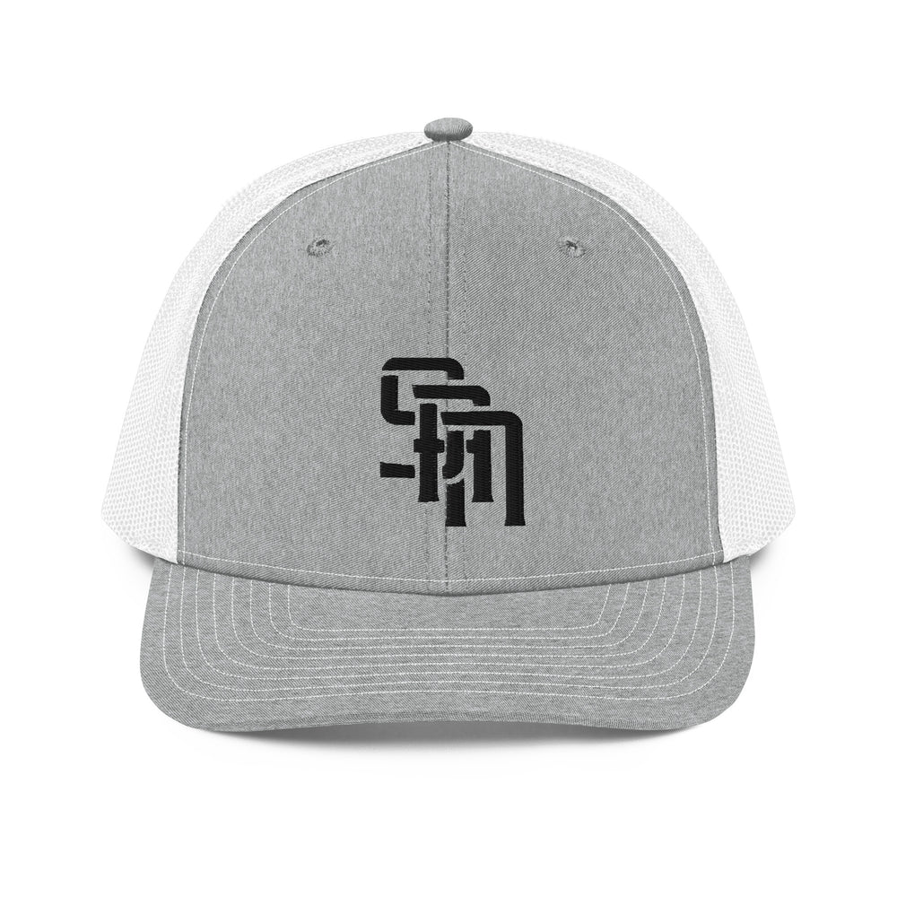 Boné Trucker "SAN" | E Luna Brand CORE | Logotipo de 1 linha preta