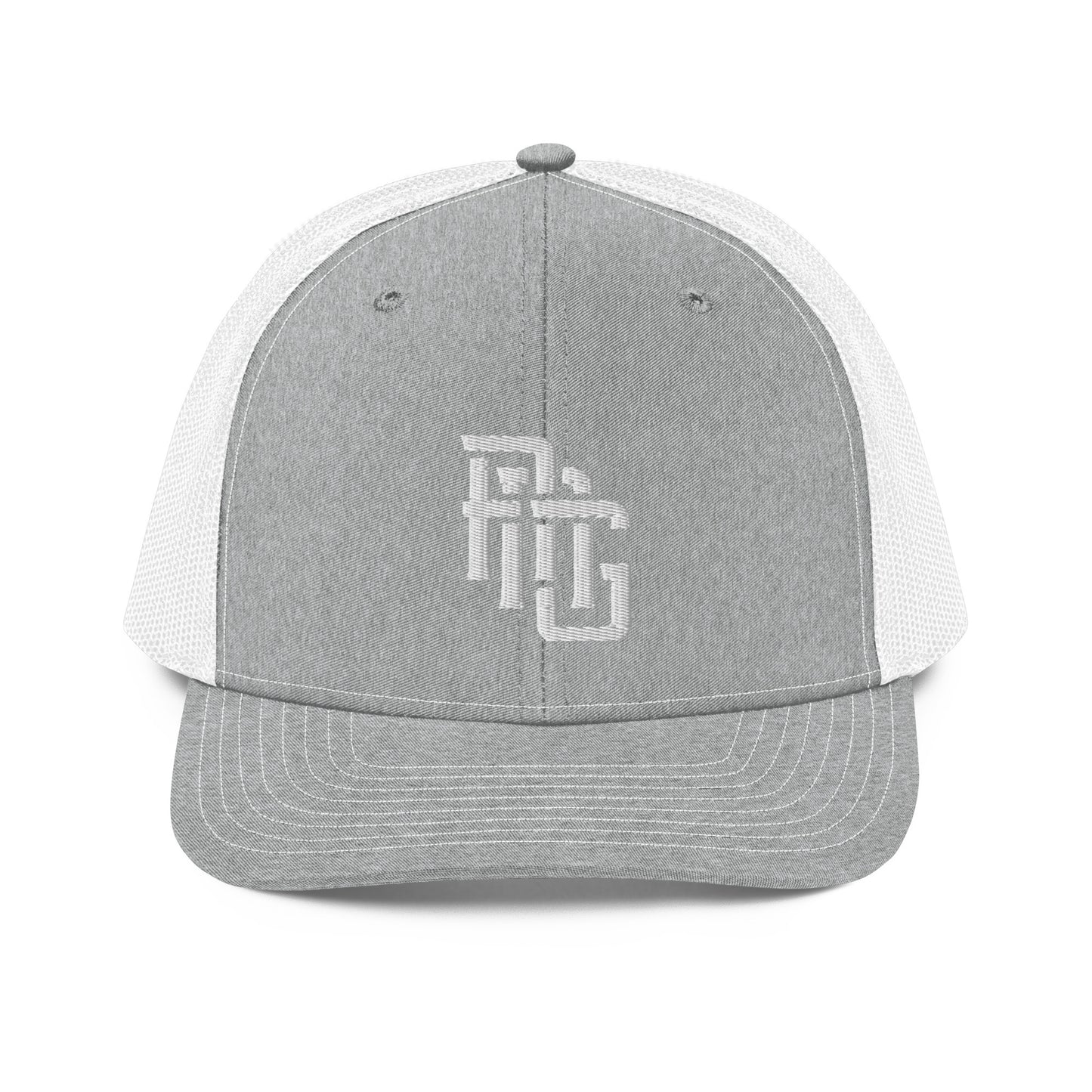 "ANG" Snapback Trucker Cap | Richardson 112 | E Luna CLASSIC Solocrest 1 White Thread Front Logo