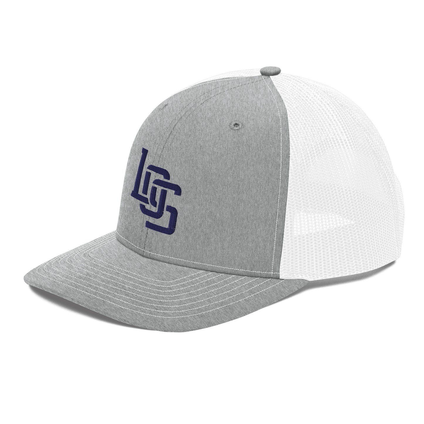 "LOS" Snapback Trucker Cap | Richardson 112 | E Luna CLASSIC Solocrest 1 Navy Thread Front Logo