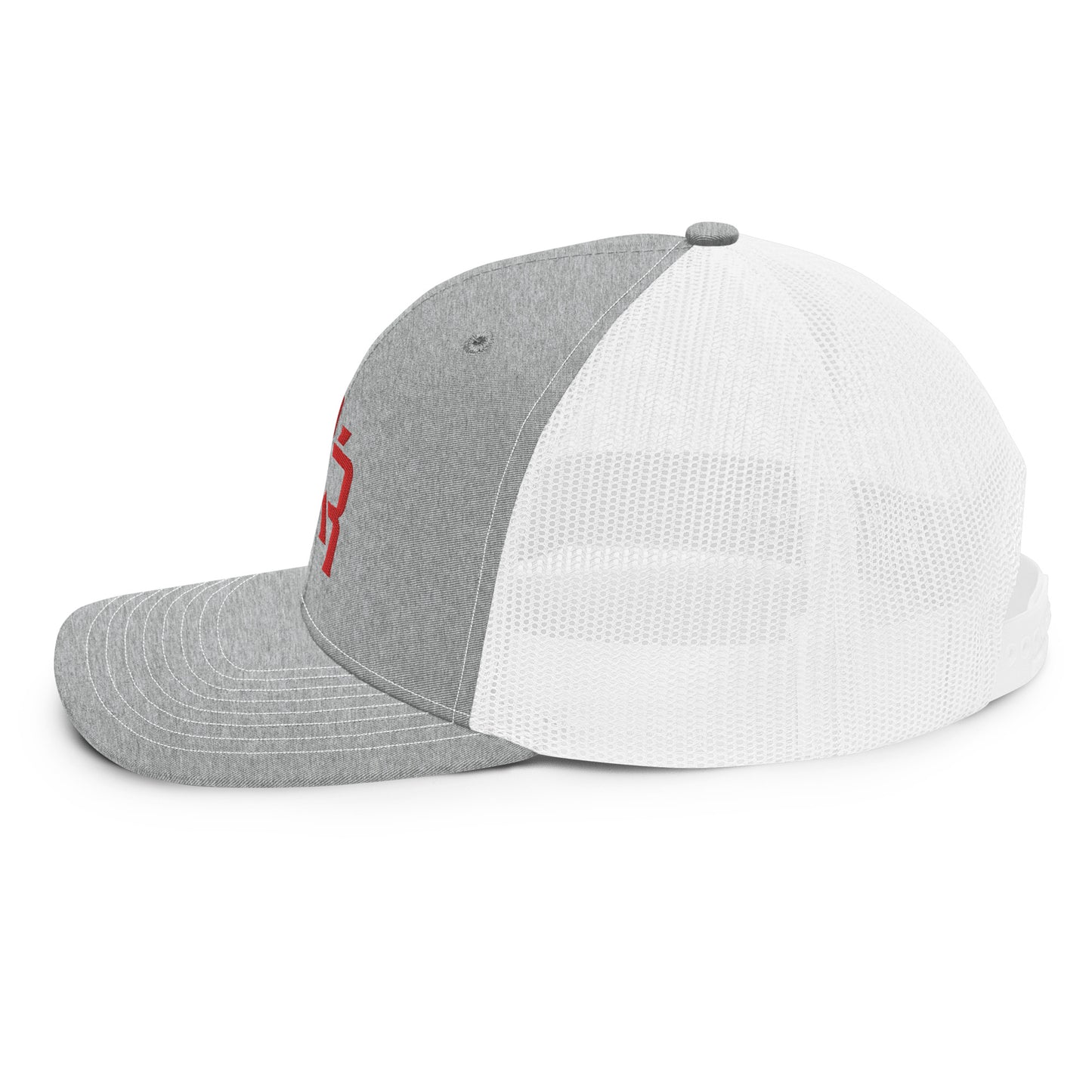 "BXR" Snapback Trucker Cap | Richardson 112 | E Luna CLASSIC Solocrest 1 Red Thread Front Logo