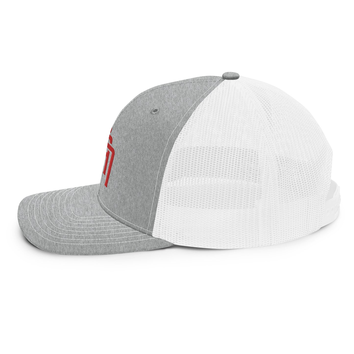 "SAN" Snapback Trucker Cap | Richardson 112 | E Luna Brand CLASSIC Solocrest 1 Red Thread Front Logo